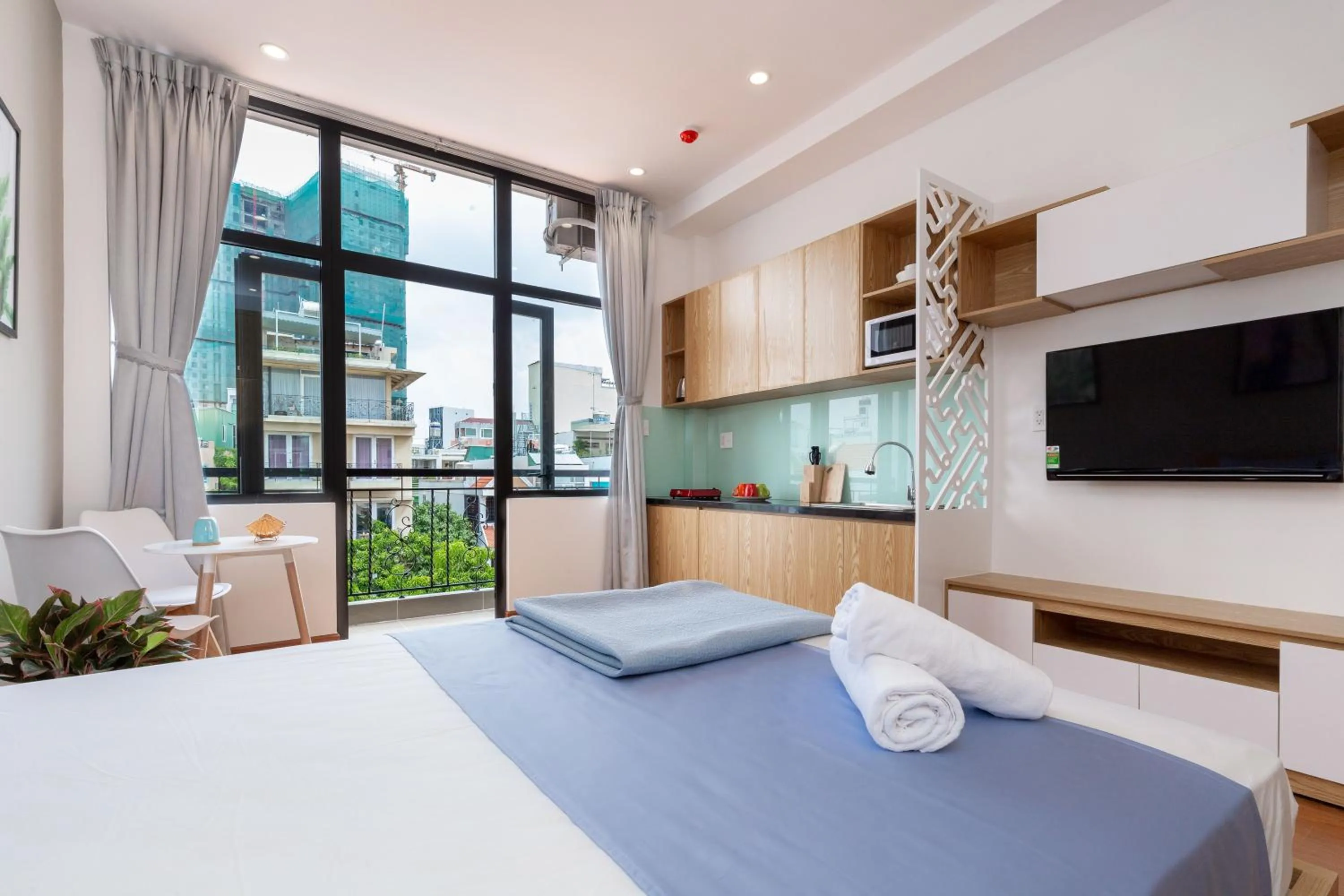 Kitchen or kitchenette, Bed in Cozrum Homes Lý Chính Thắng