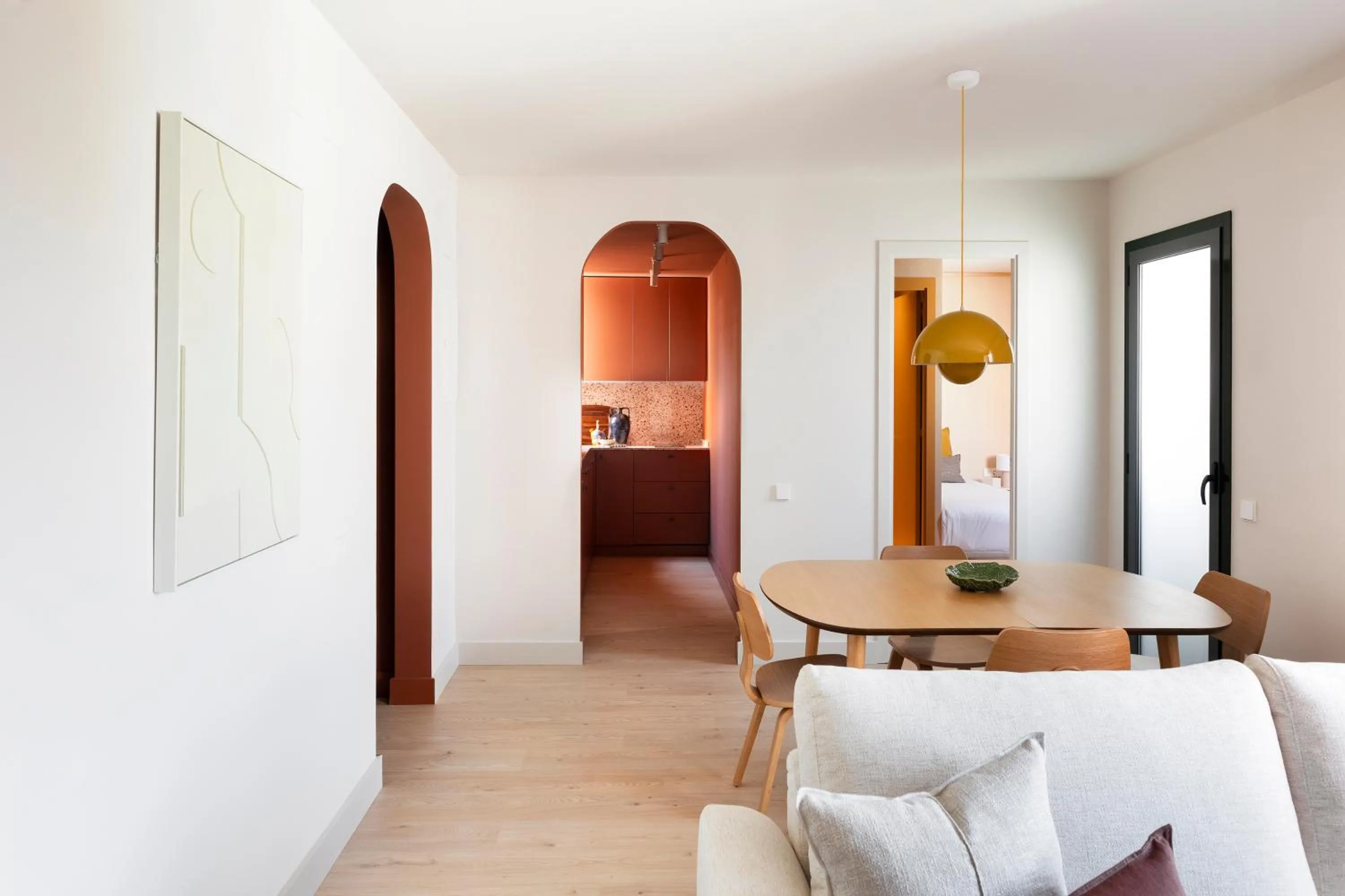 Dining area, Bed in C211 Barcelona - Simaba Group