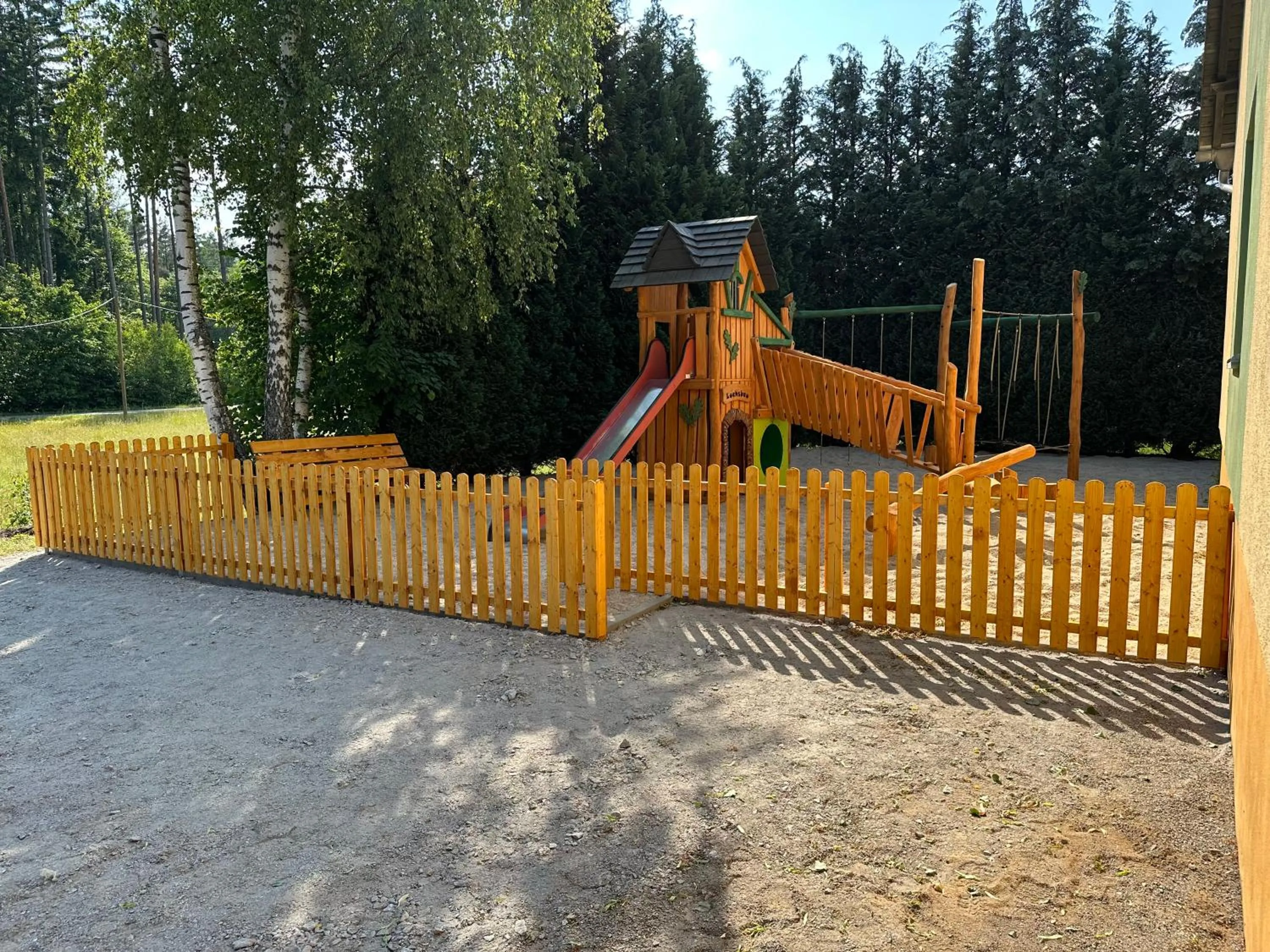Children play ground in Forsthaus Luchsenburg