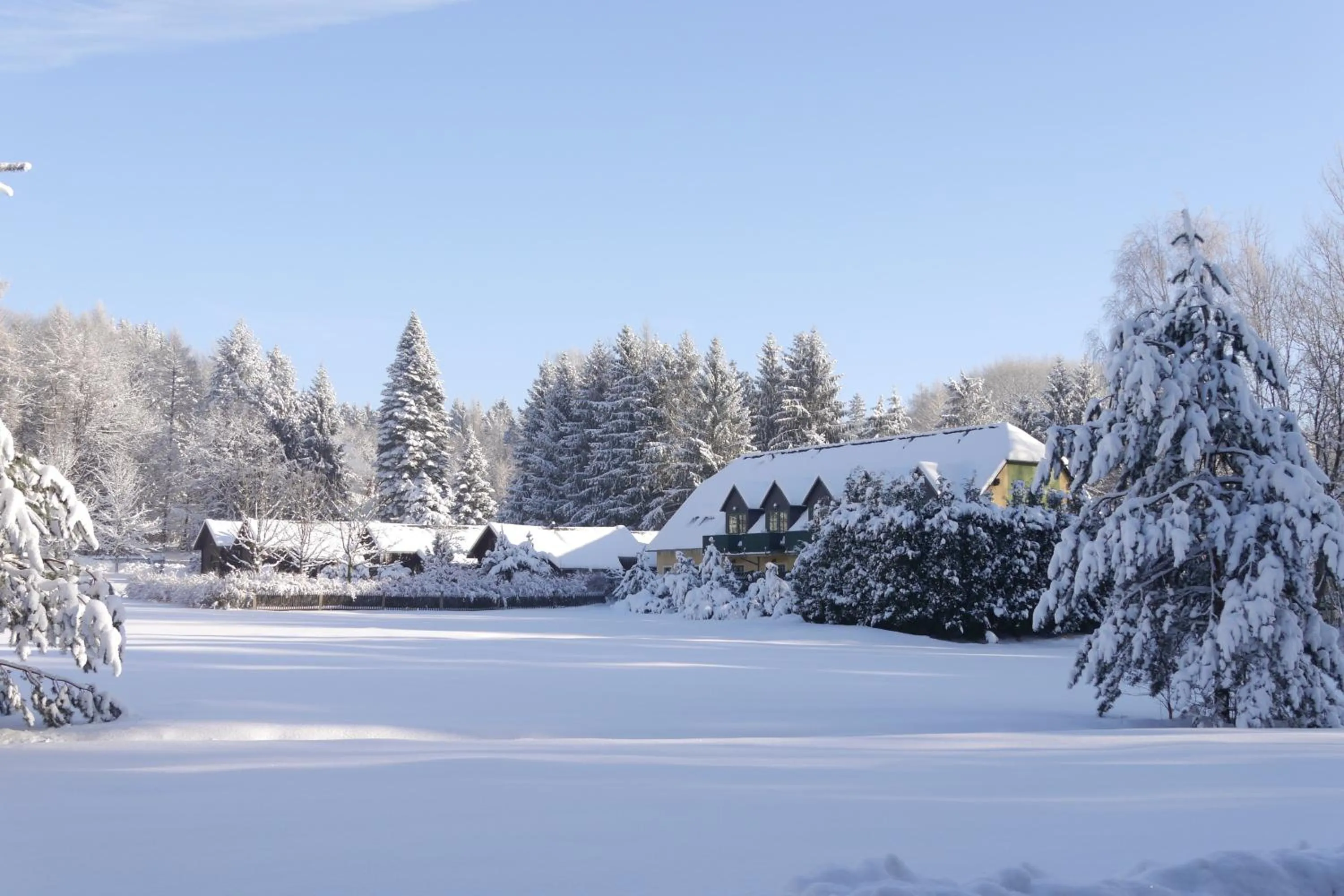 Property building in Forsthaus Luchsenburg