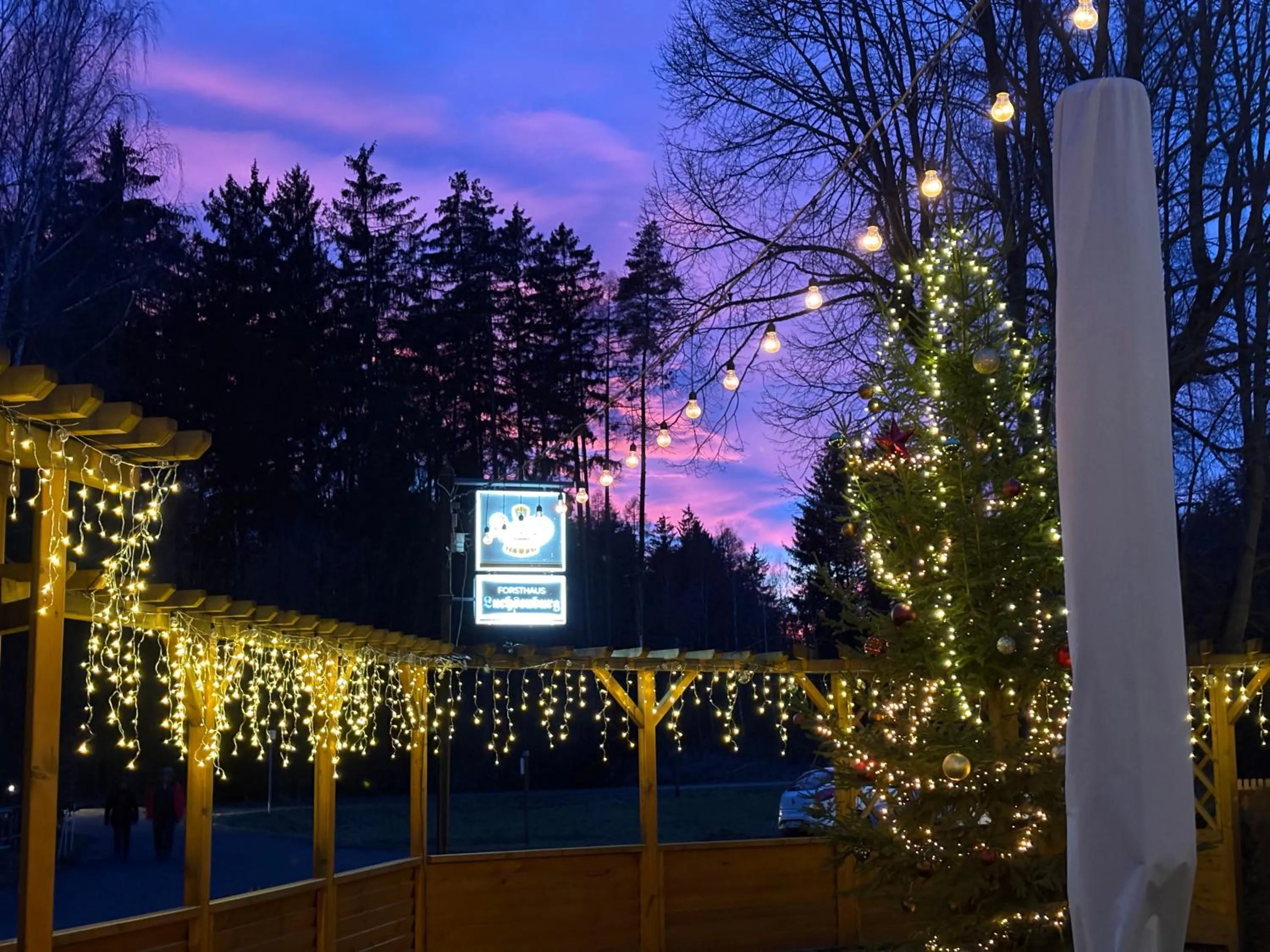 Night in Forsthaus Luchsenburg