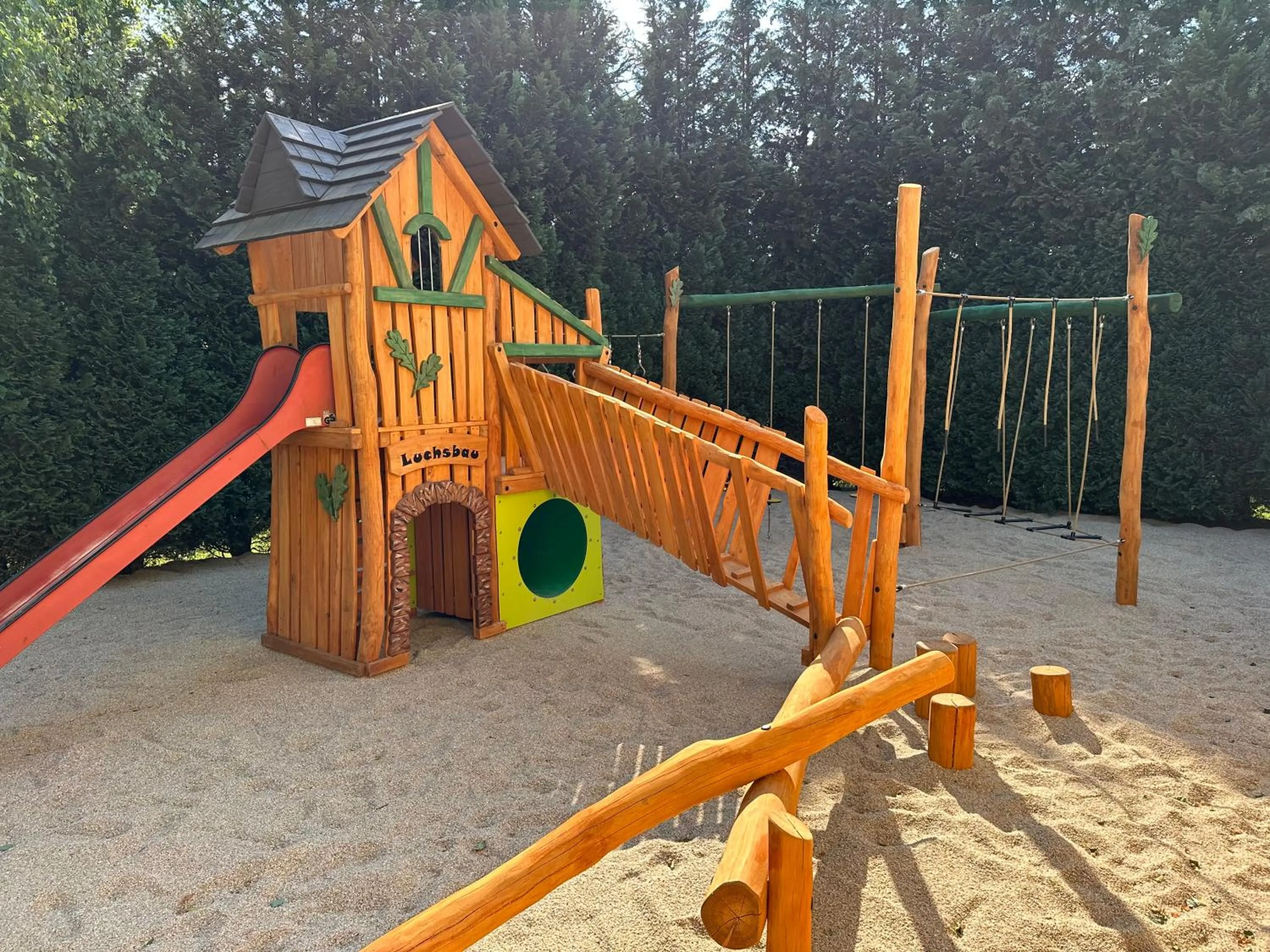 Children play ground in Forsthaus Luchsenburg