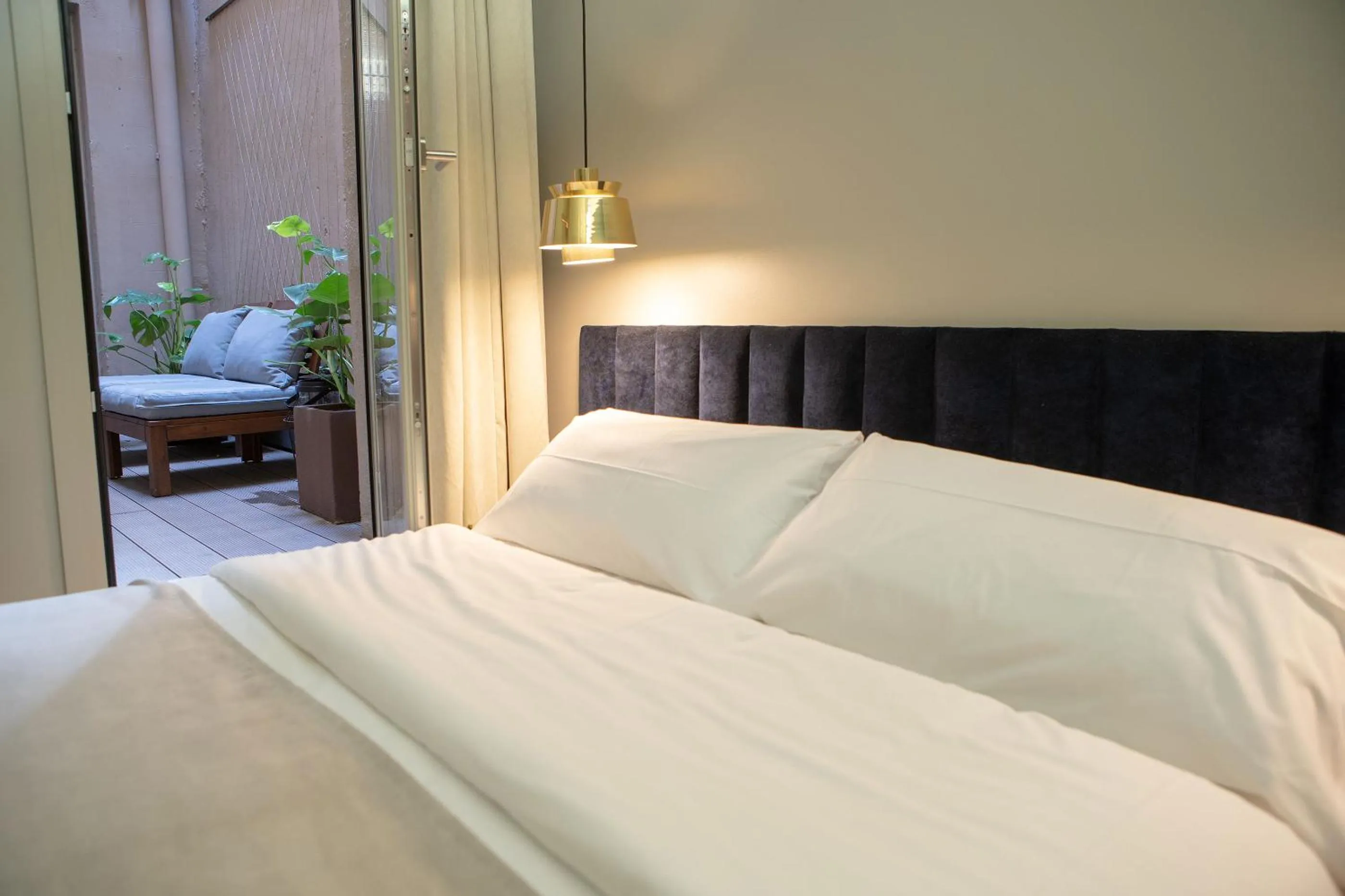 Decorative detail, Bed in BUHO Boutique Rooms