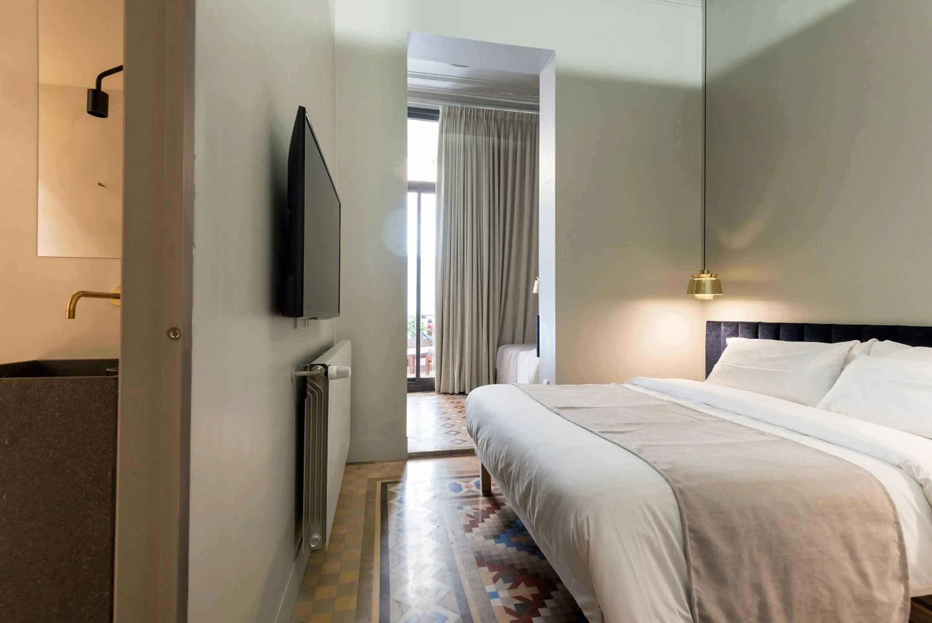 Decorative detail, Bed in BUHO Boutique Rooms