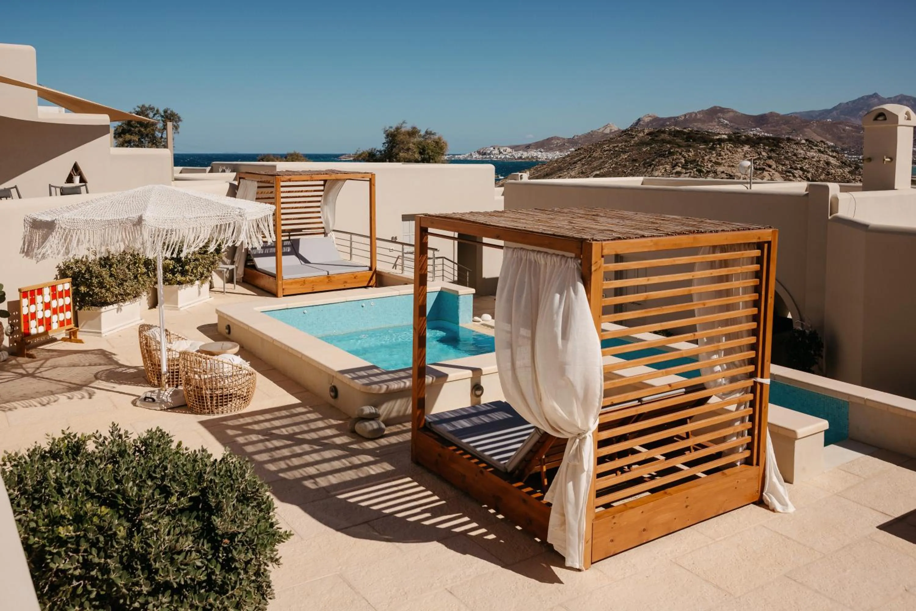 Patio in Kouros Art Hotel - Designed for Adults