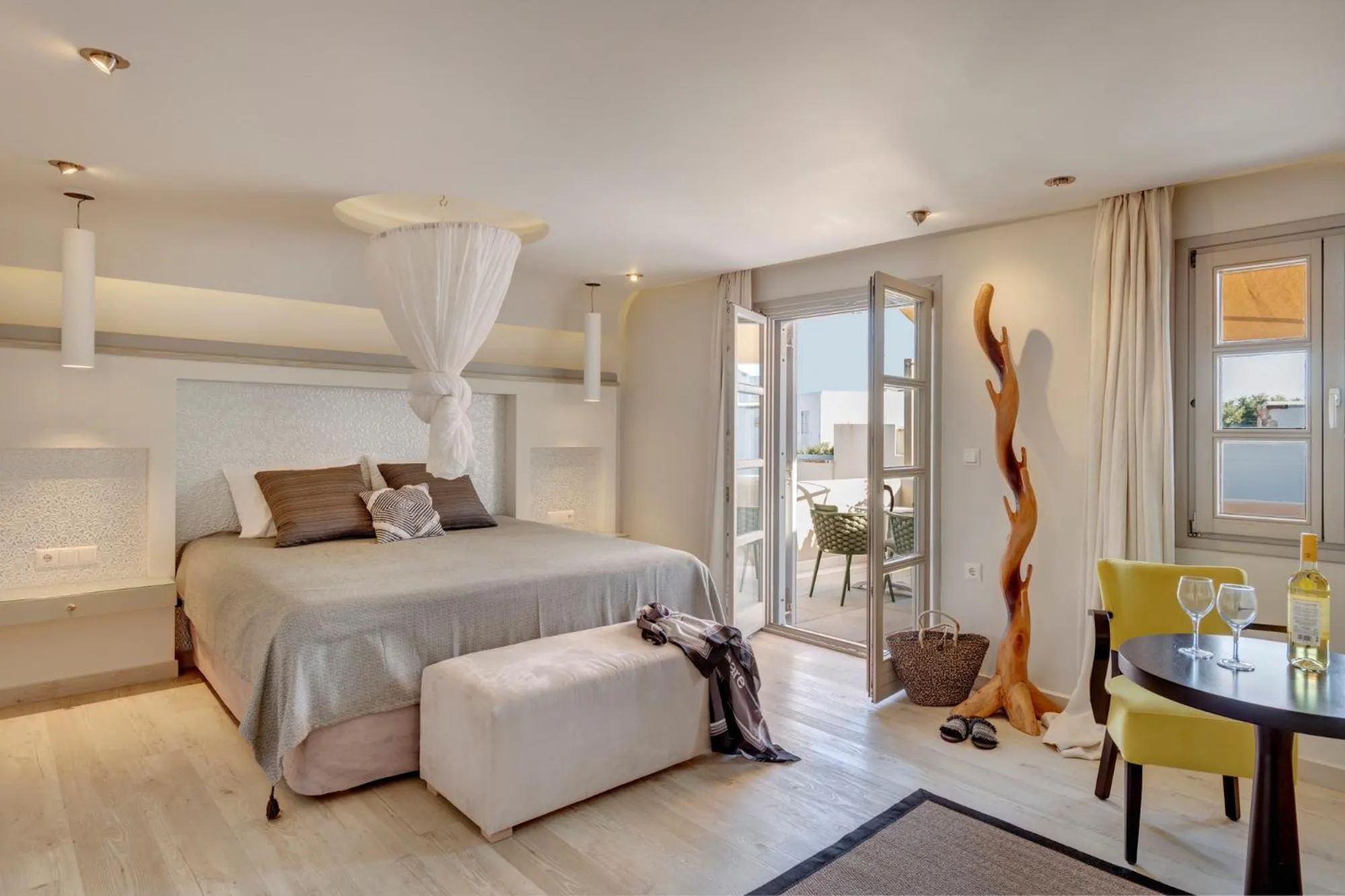 Bed in Kouros Art Hotel - Designed for Adults