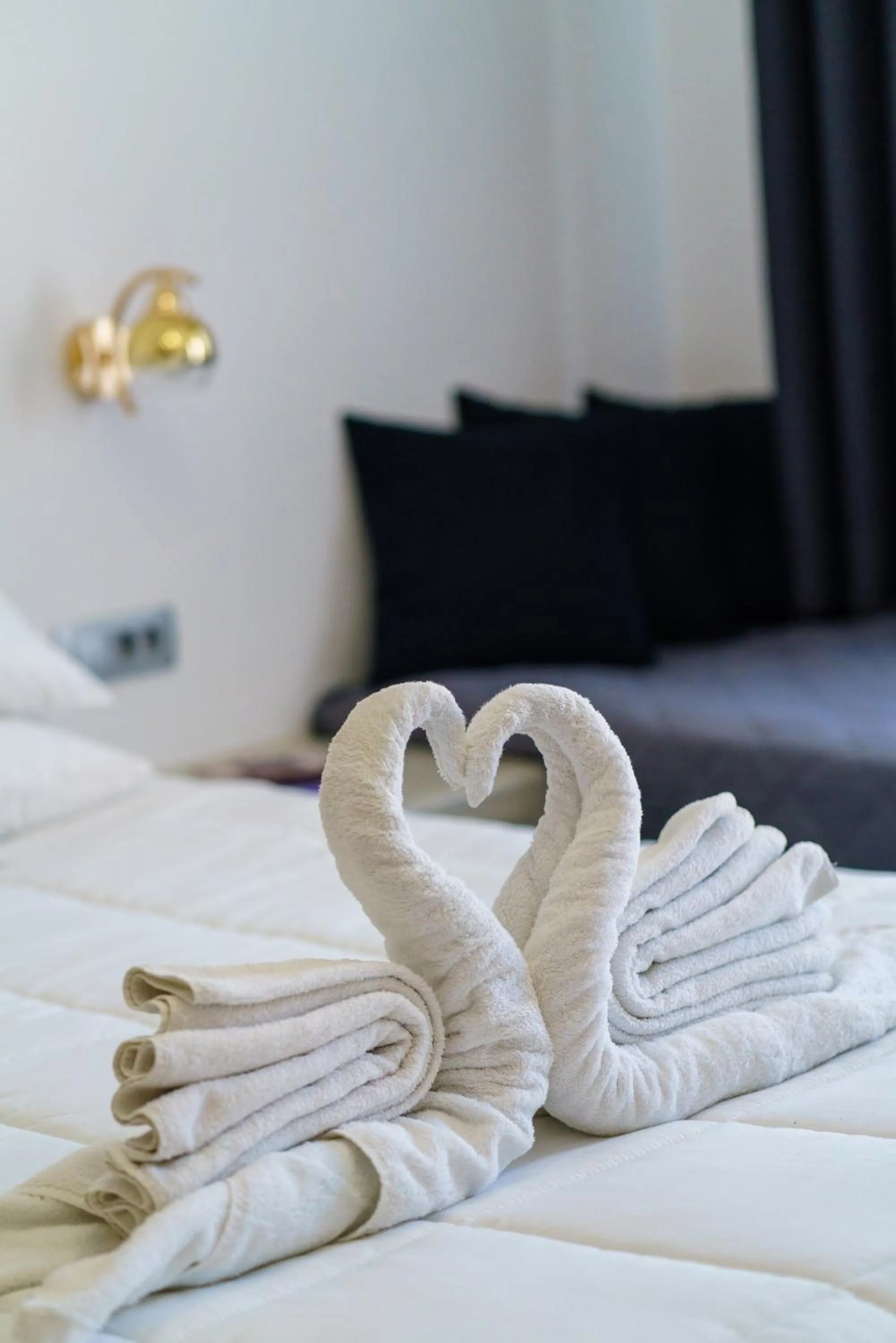 Bed in Beach Houses Santorini