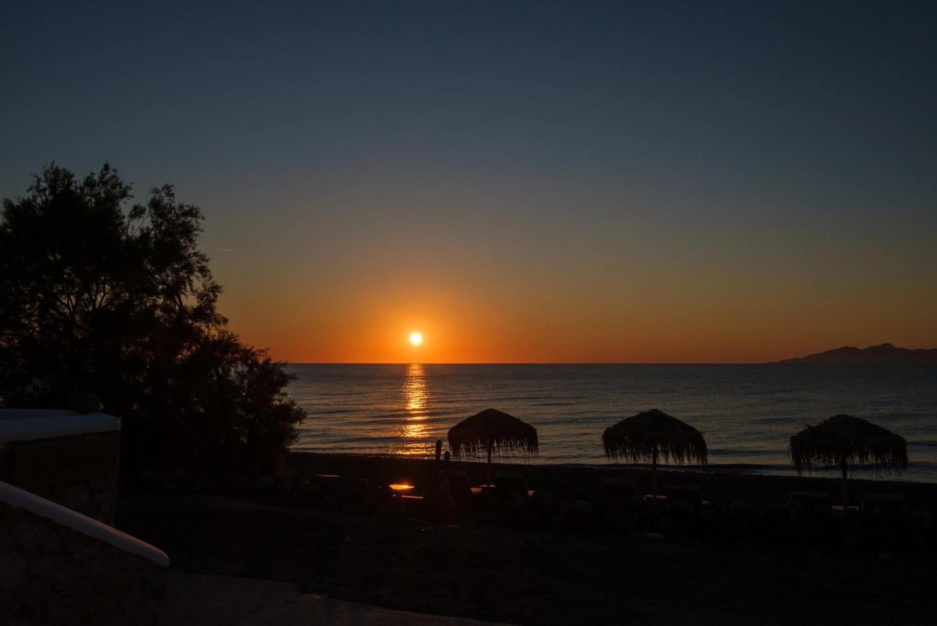Natural landscape in Beach Houses Santorini