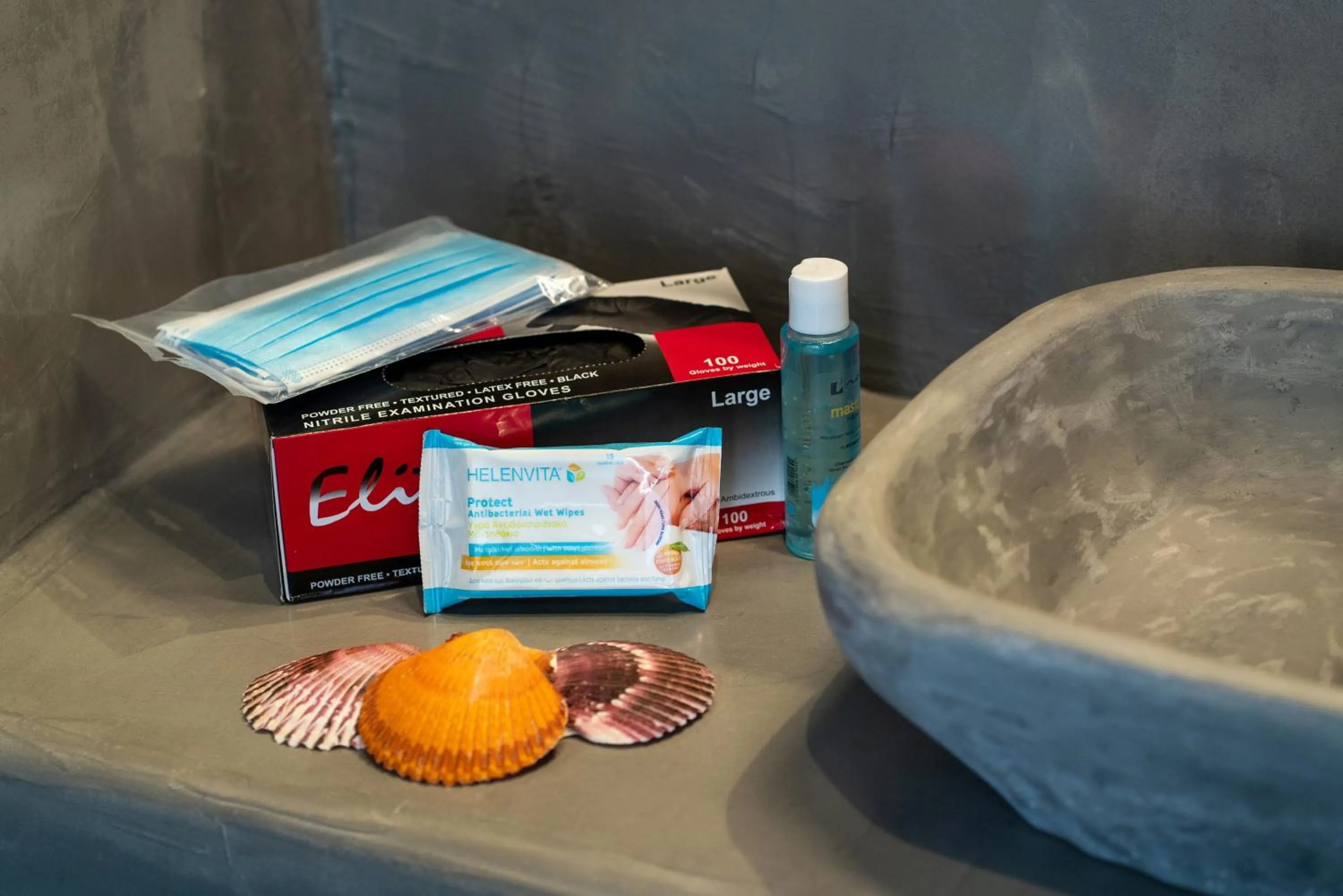 Area and facilities in Beach Houses Santorini