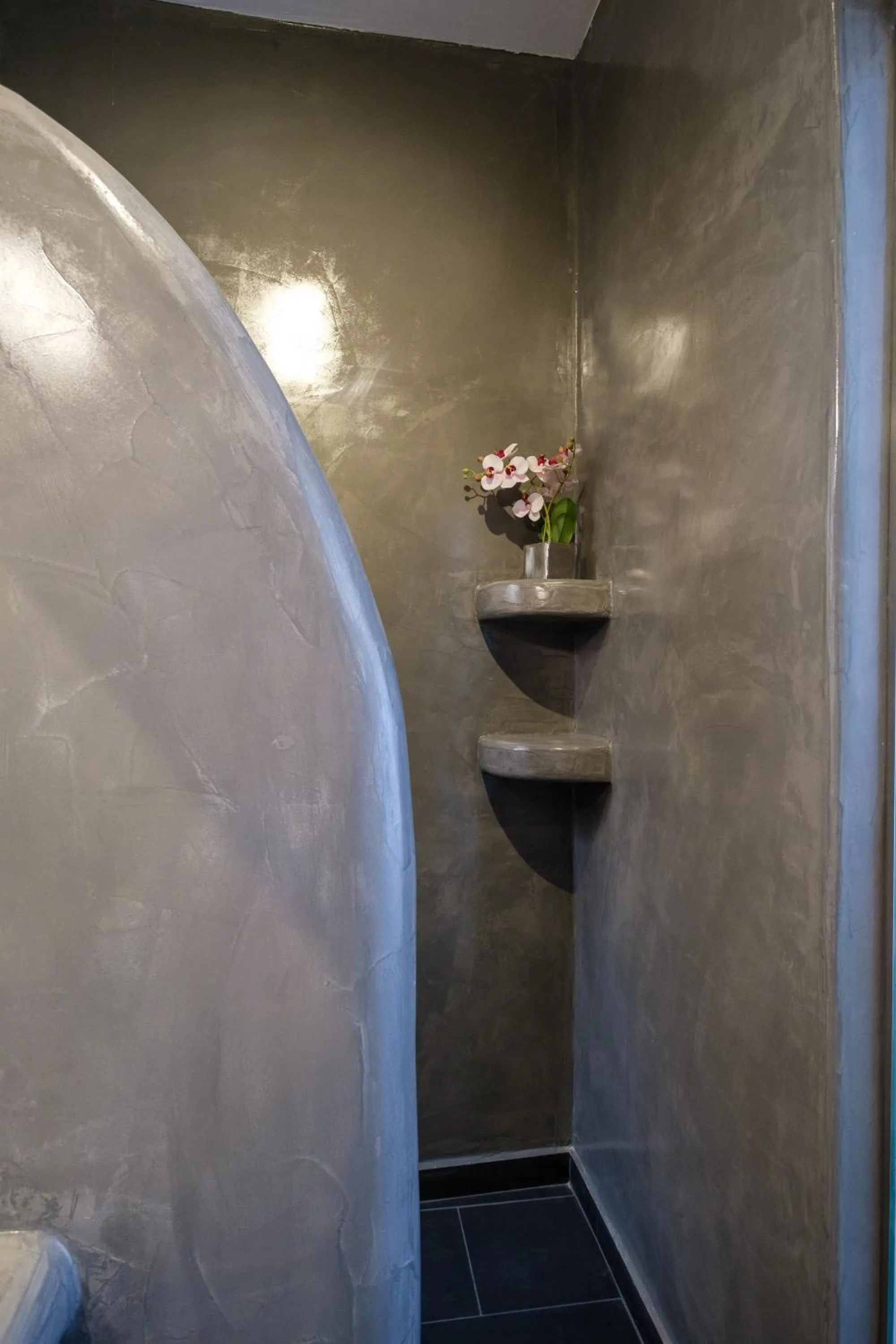 Bathroom in Beach Houses Santorini