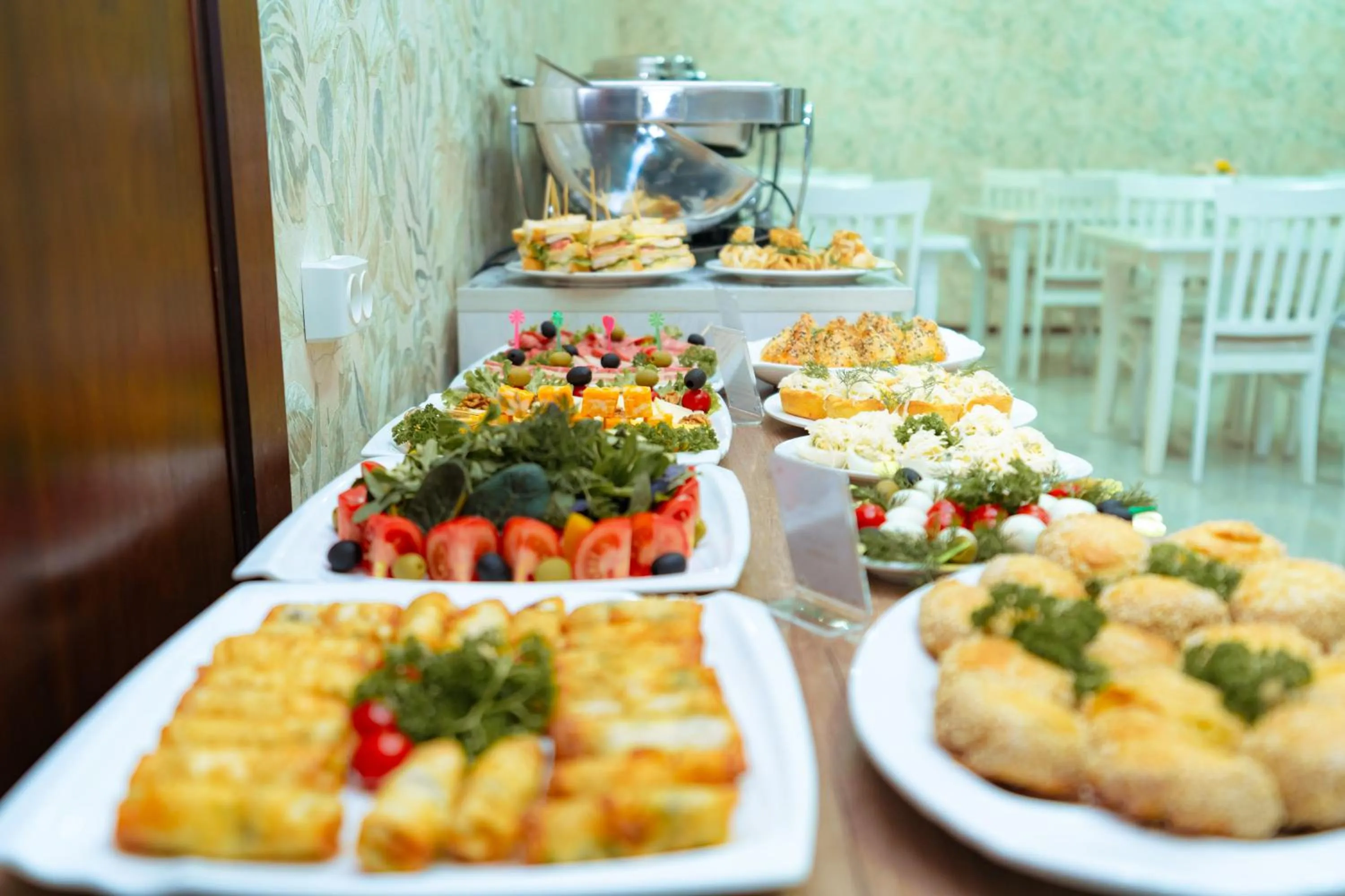 Buffet breakfast in Diamond Hotel Tashkent