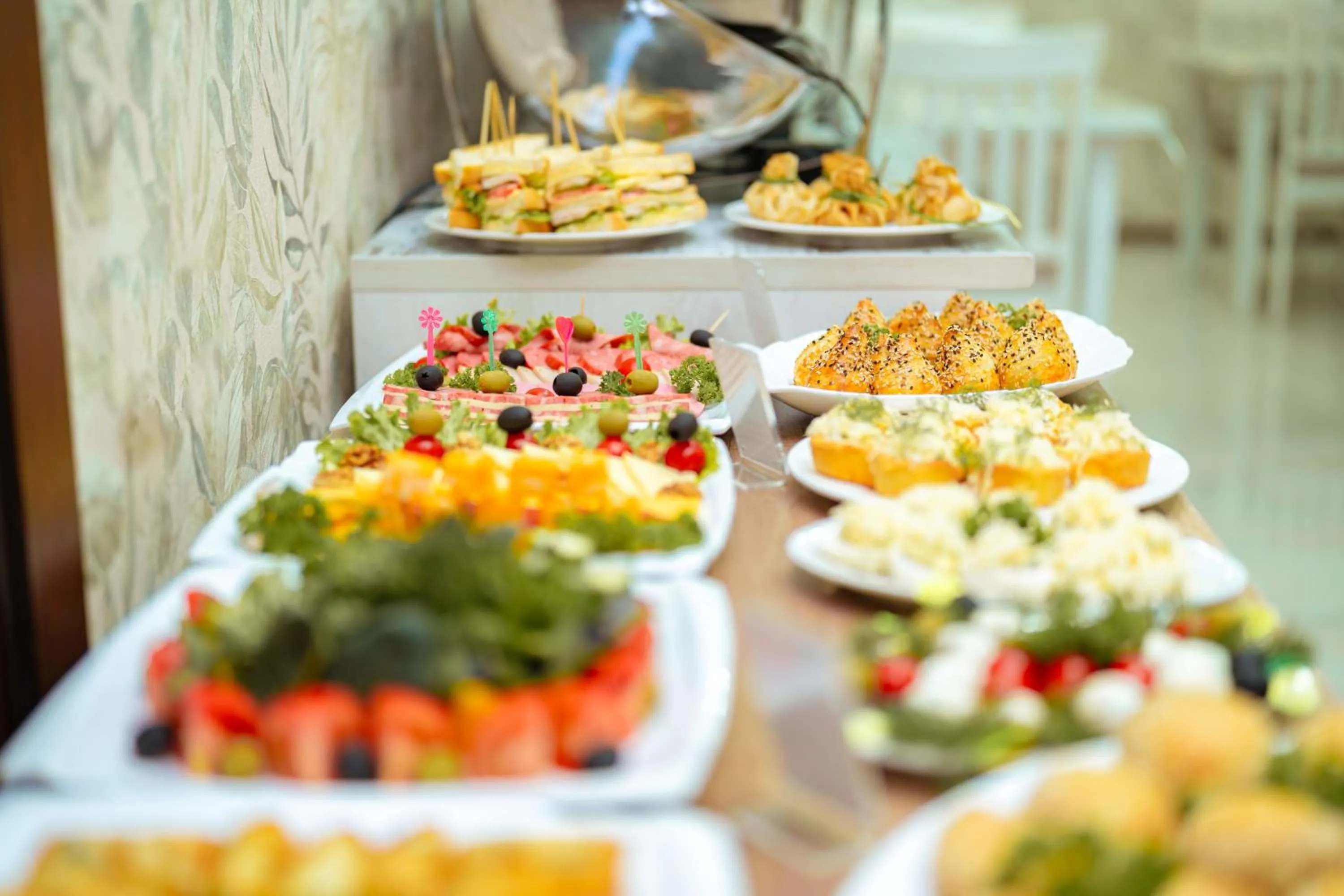 Buffet breakfast in Diamond Hotel Tashkent