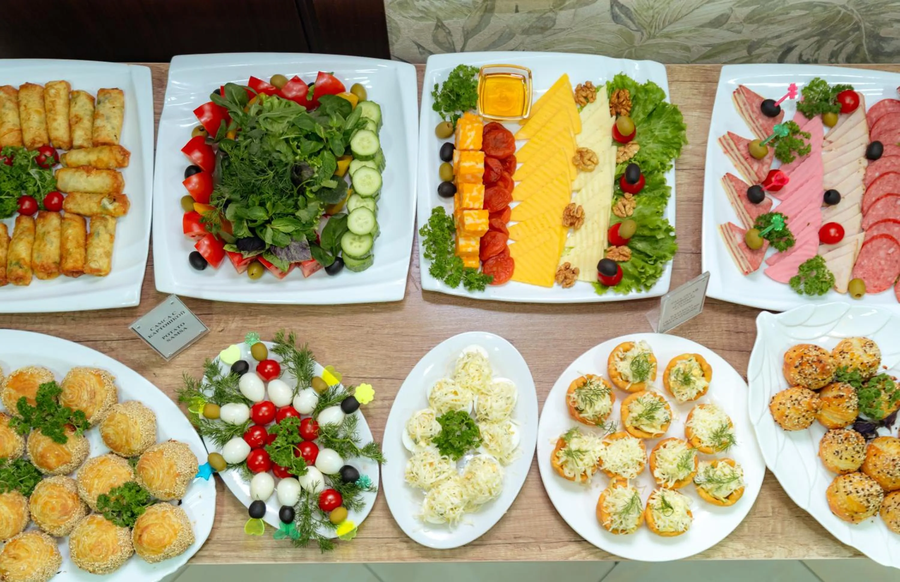 Buffet breakfast in Diamond Hotel Tashkent