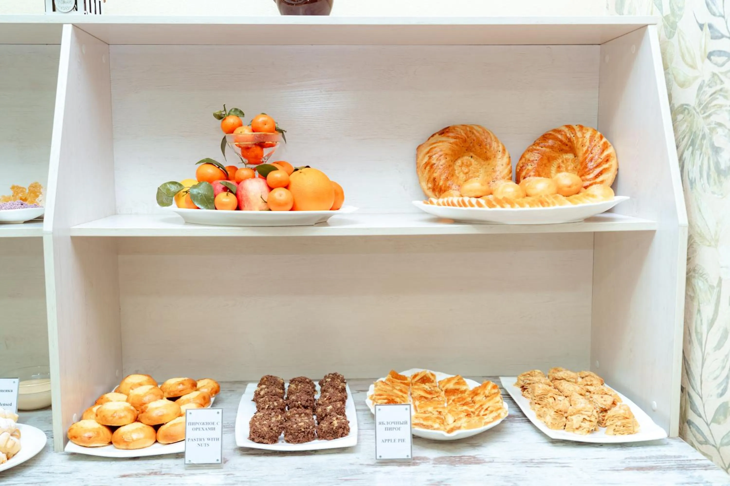 Buffet breakfast in Diamond Hotel Tashkent