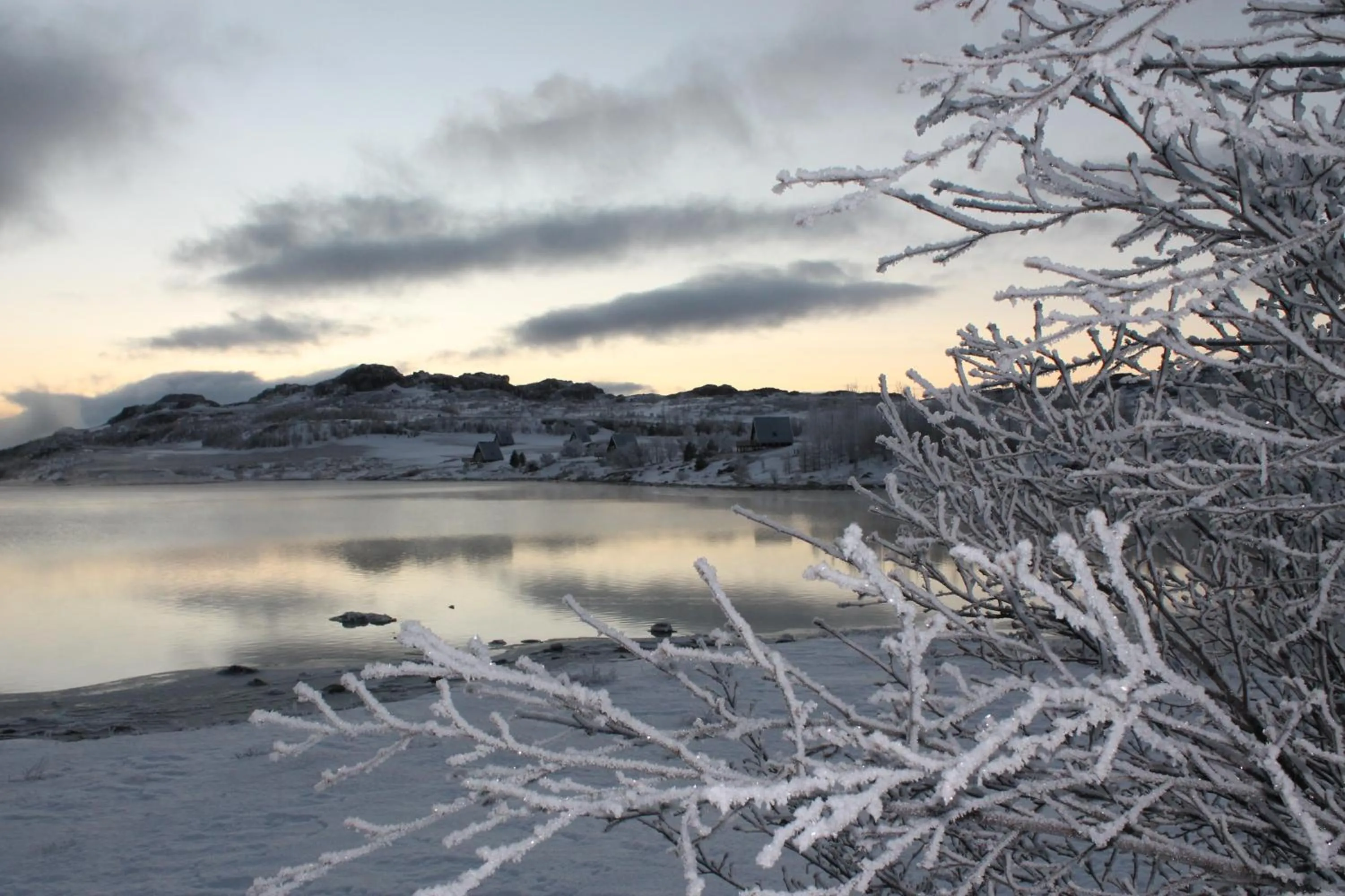 Natural landscape in Skipalaekur Guesthouse