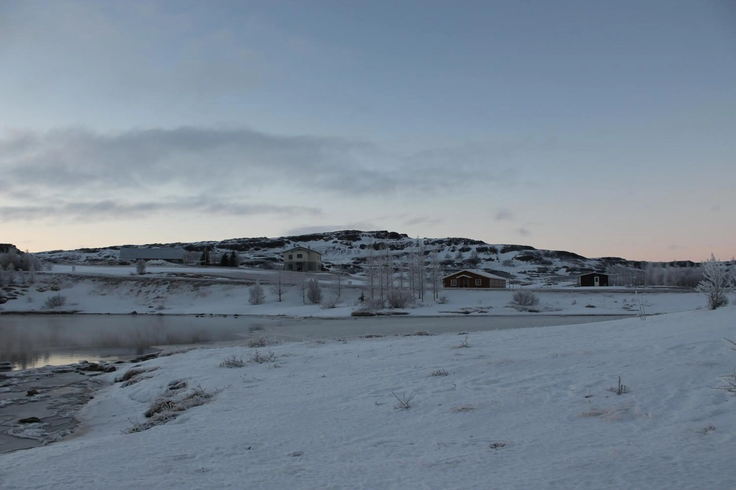 Natural landscape in Skipalaekur Guesthouse