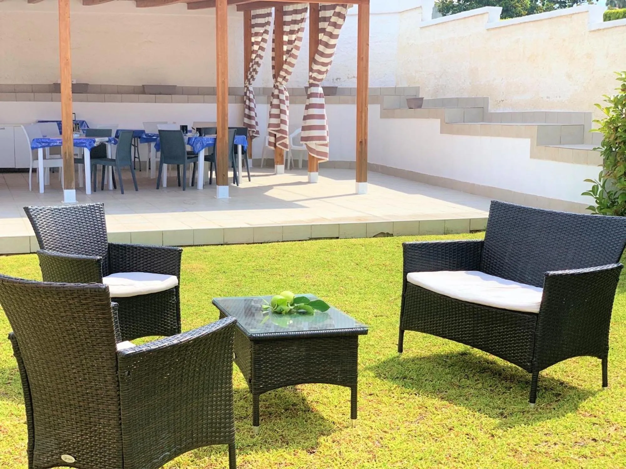 Patio in B&B Villa Matari