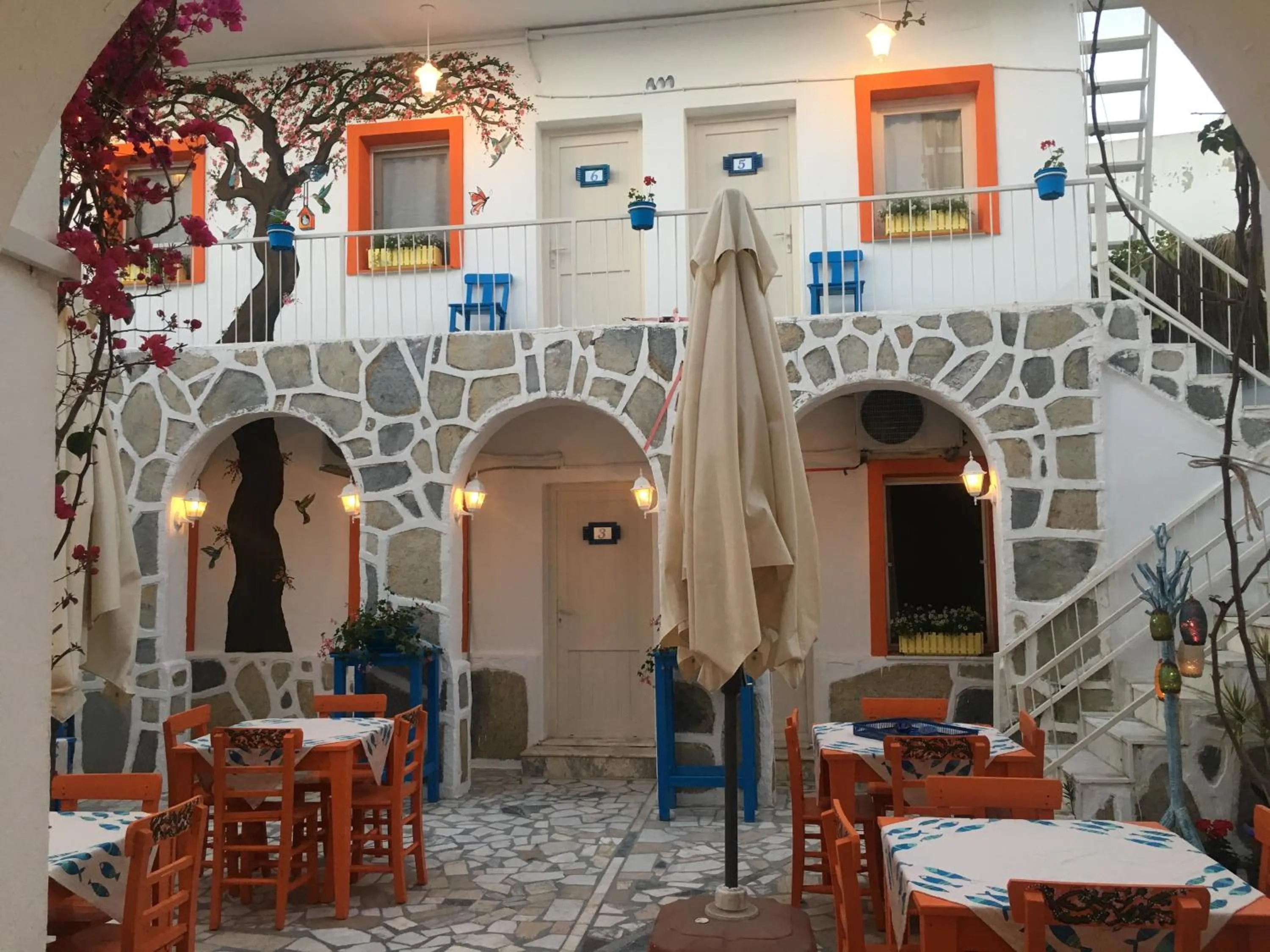 Patio in Bodrum Sade Pension