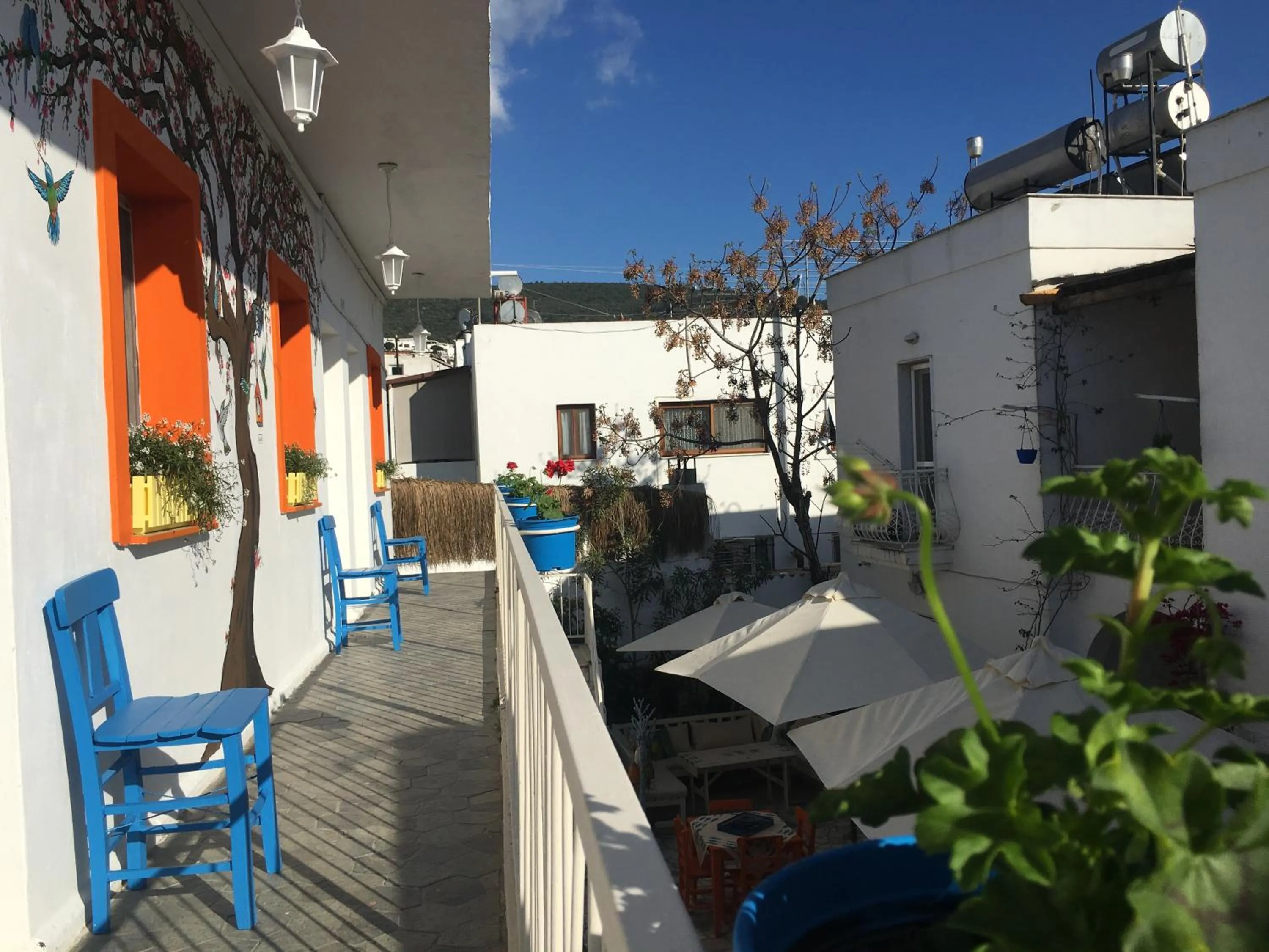 Balcony/Terrace in Bodrum Sade Pension