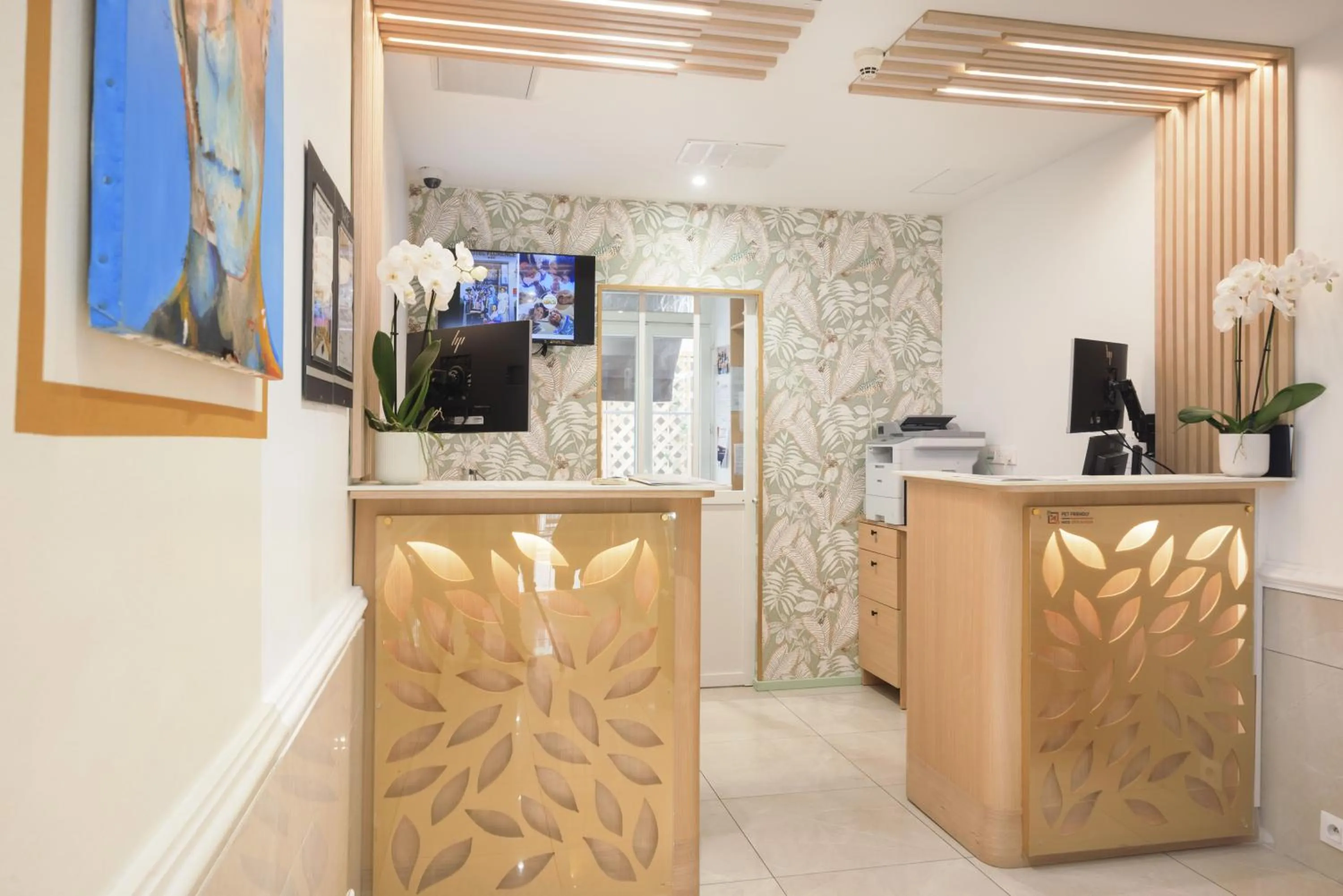 Lobby or reception in Hotel Florence Nice