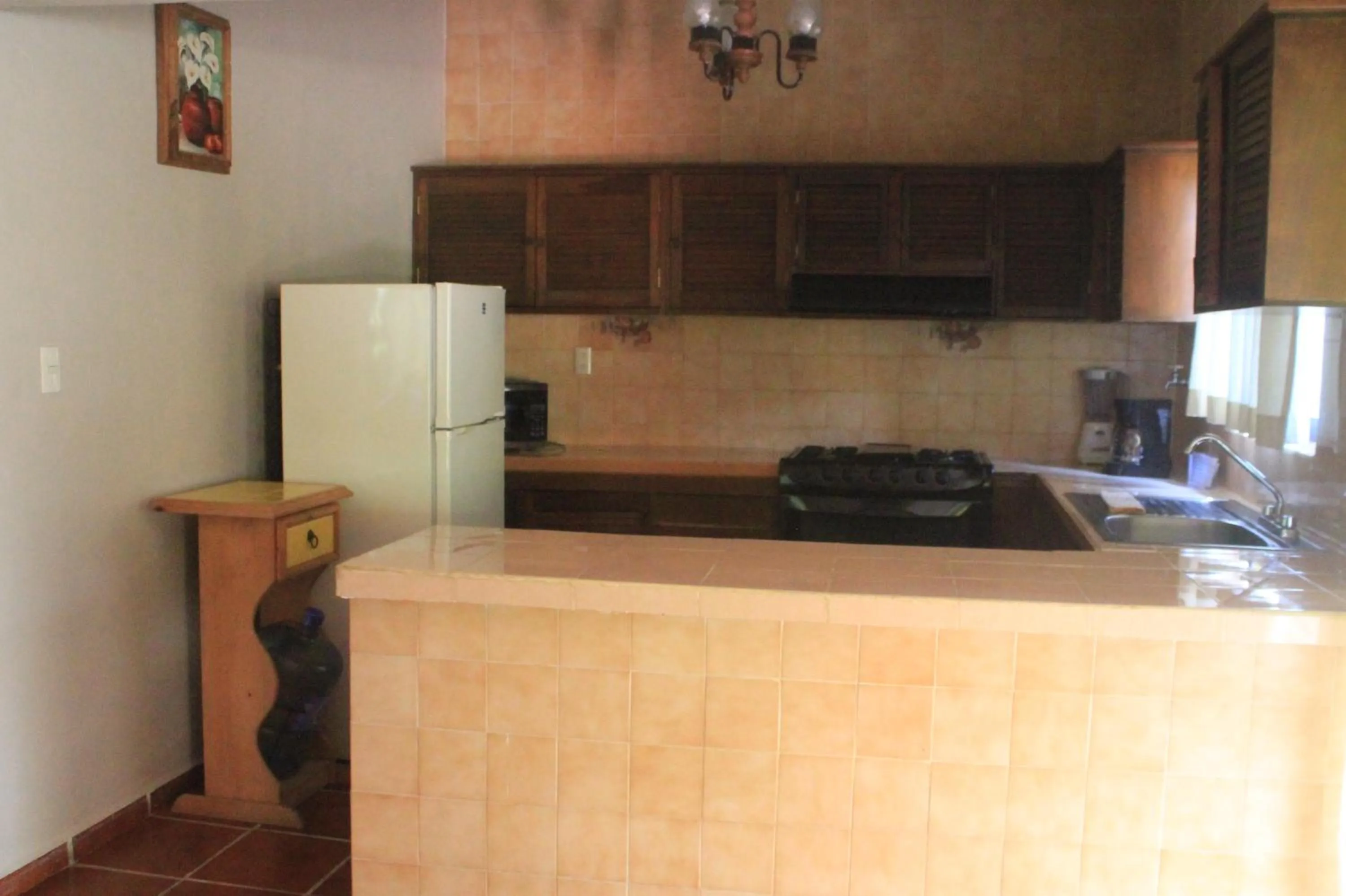 Kitchen or kitchenette in Quinta Comala Hotel & Villas