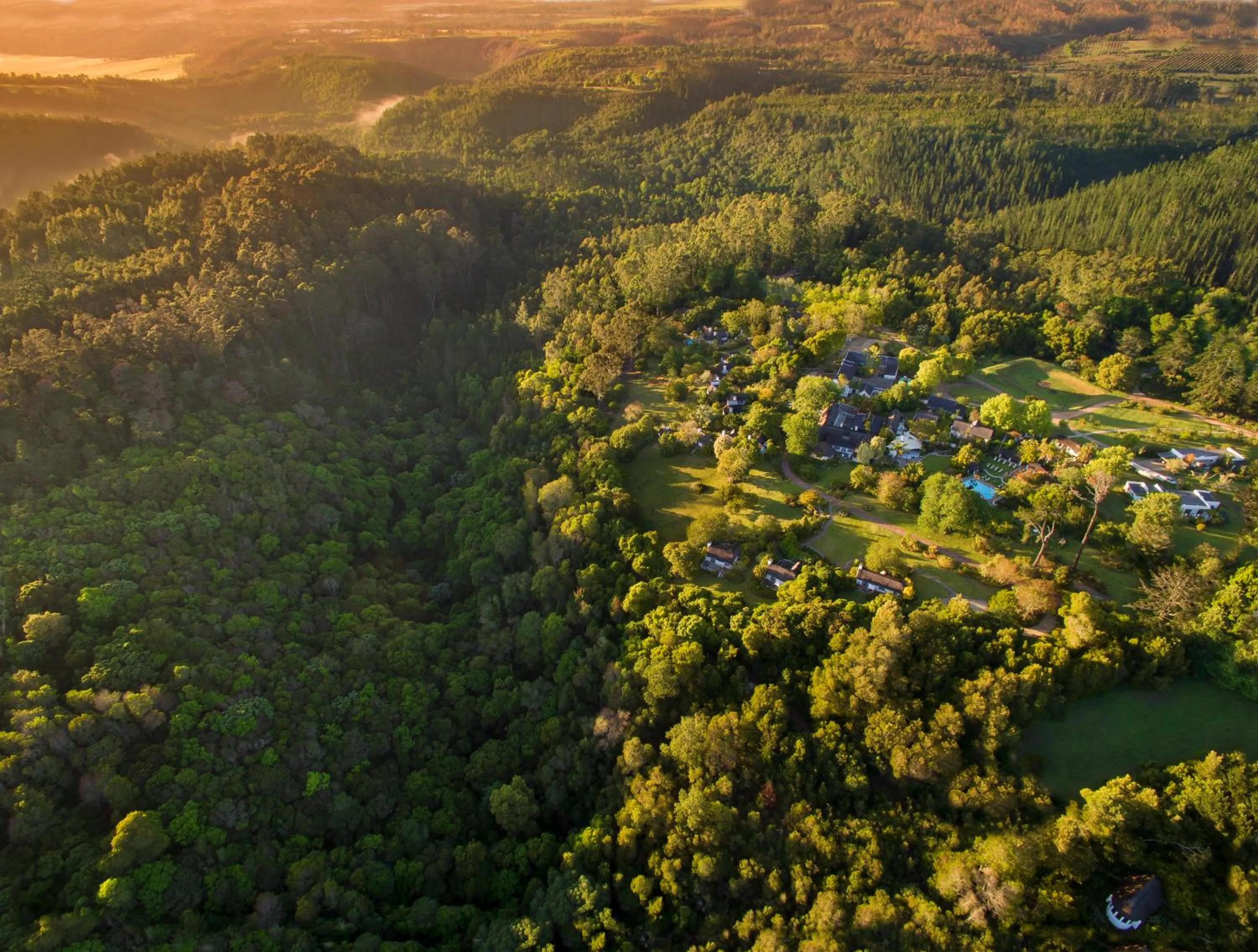 Bird's eye view in Hunter's Country House