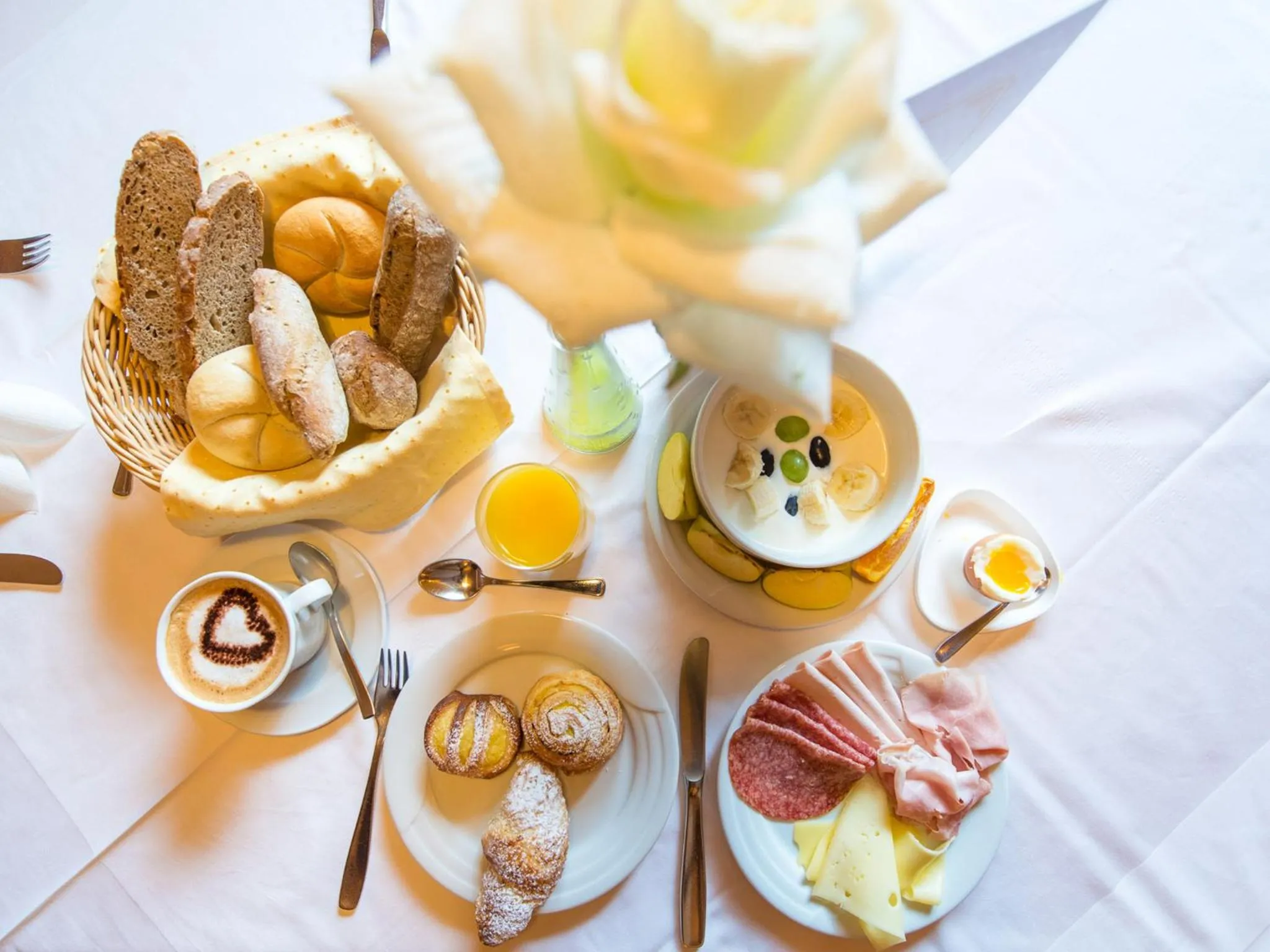 Buffet breakfast in Hotel Bacher