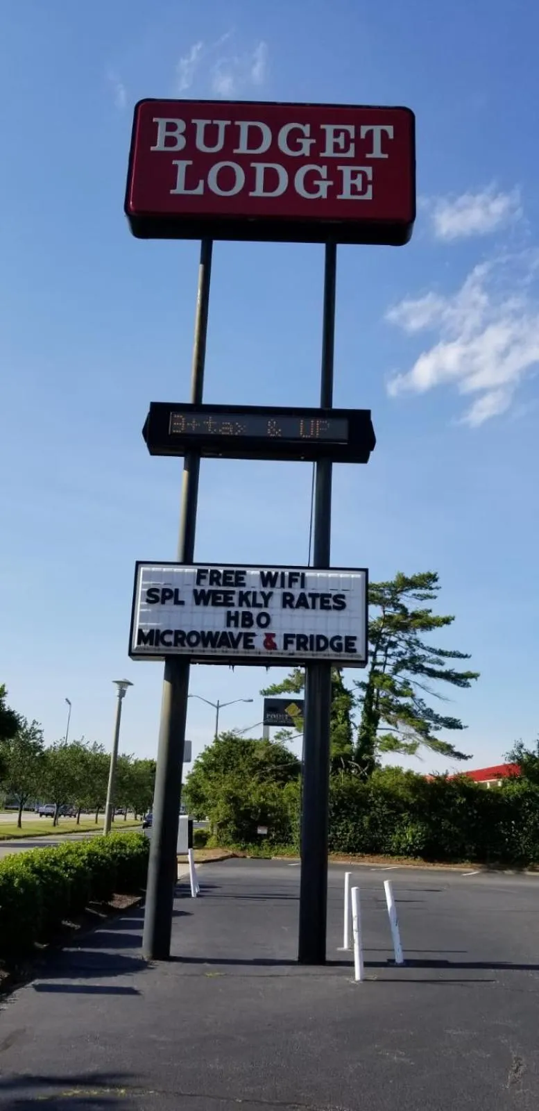 Property logo or sign in Budget Lodge