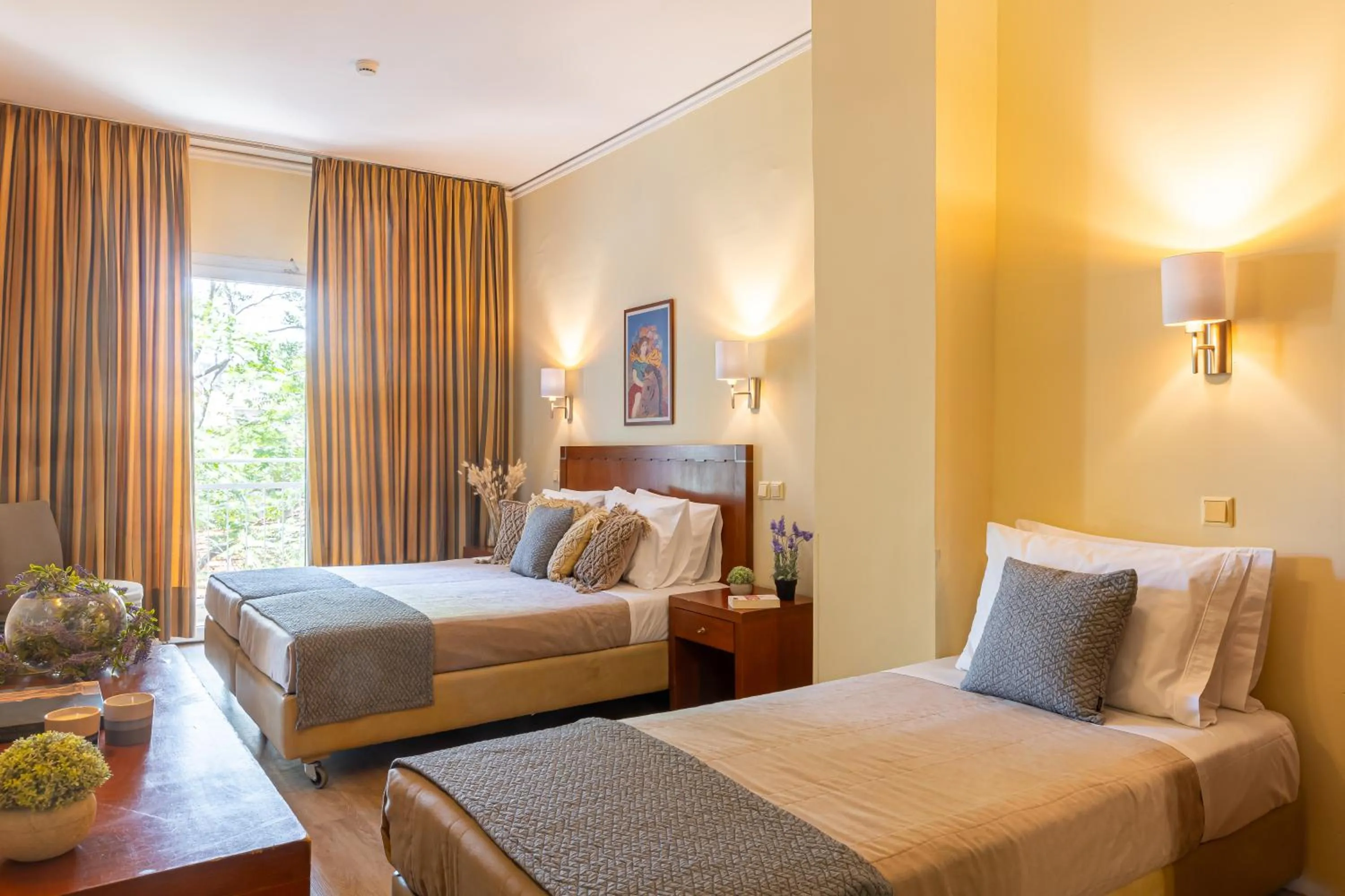 Property building, Bed in Hotel Marina