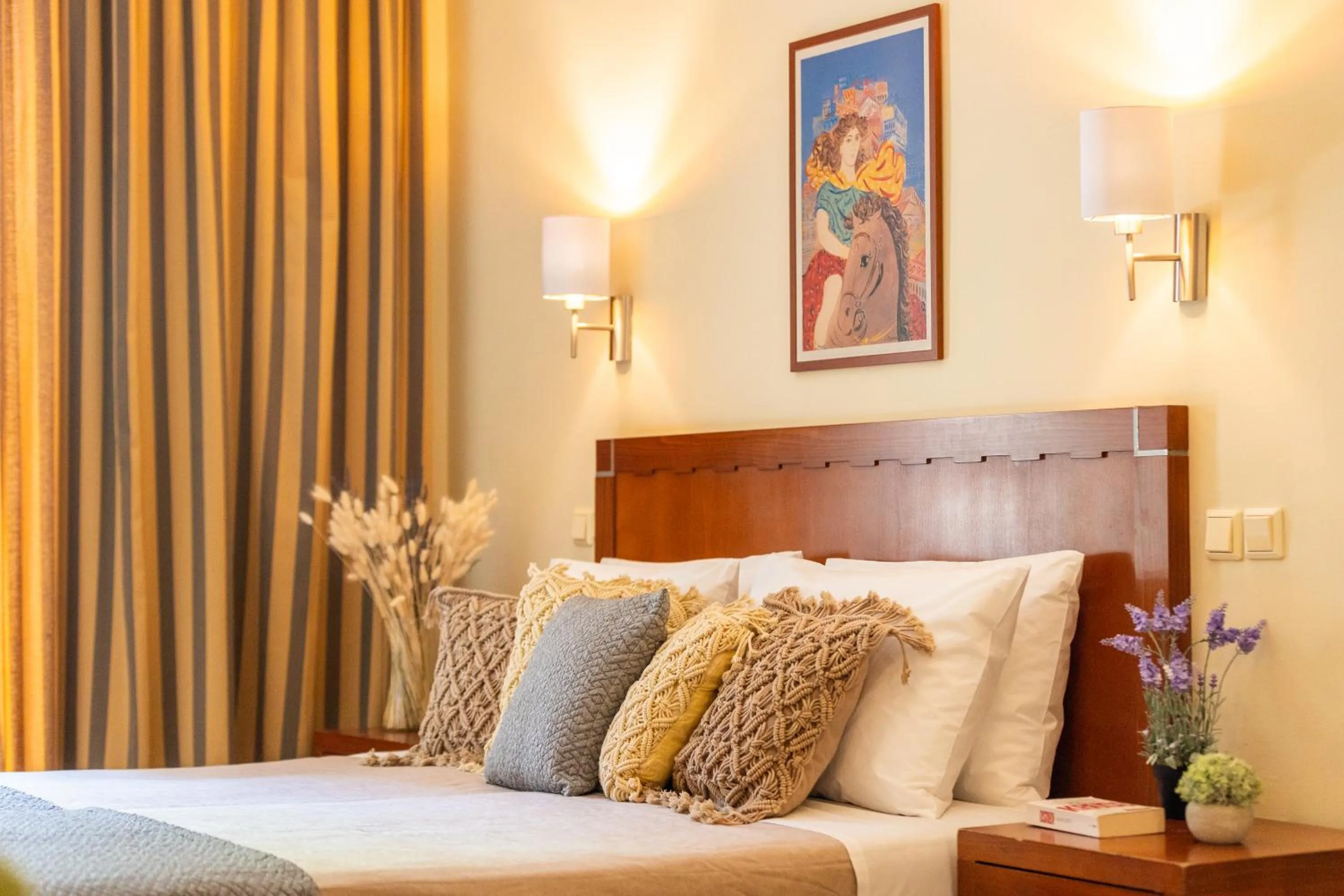 Property building, Bed in Hotel Marina