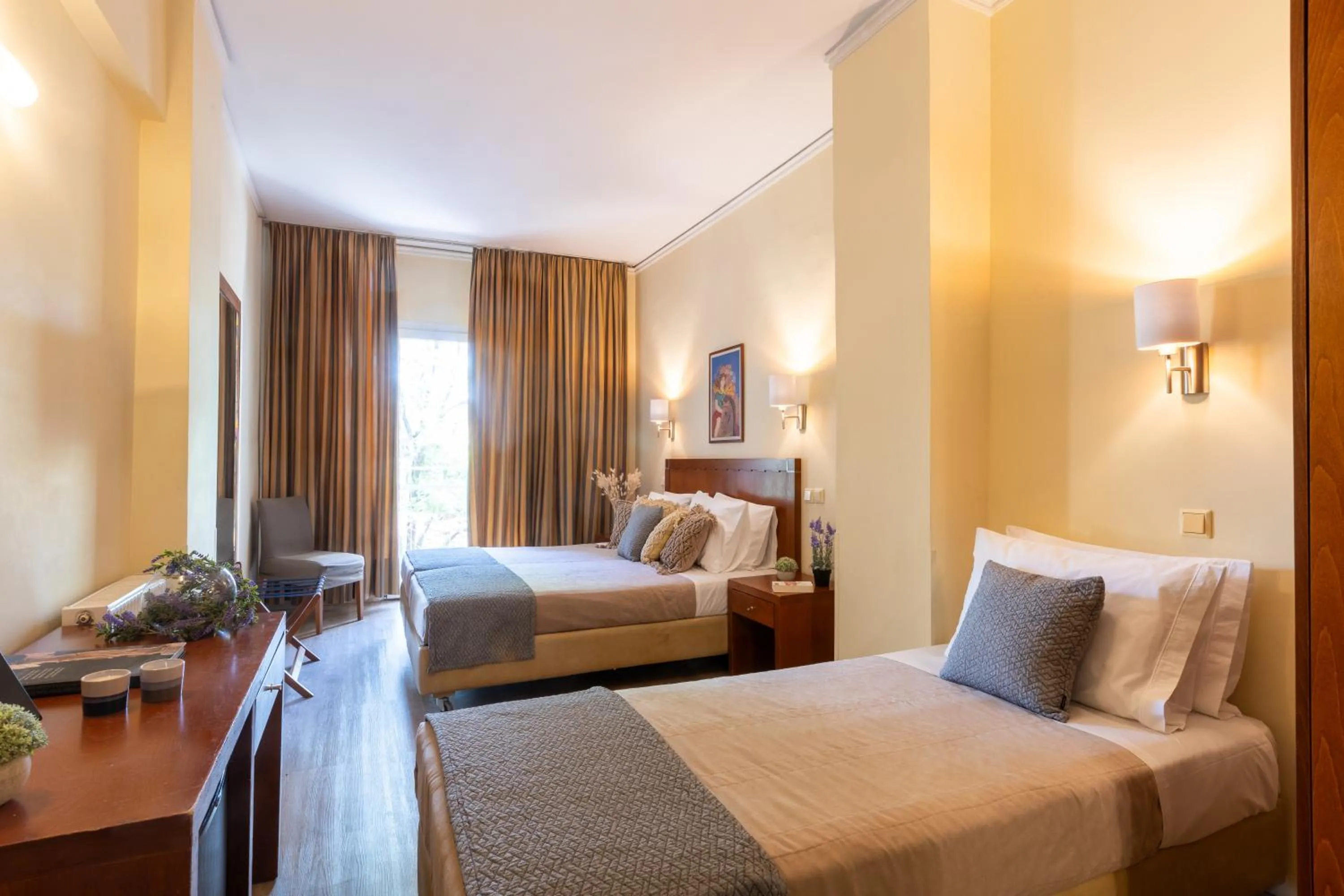 Property building, Bed in Hotel Marina