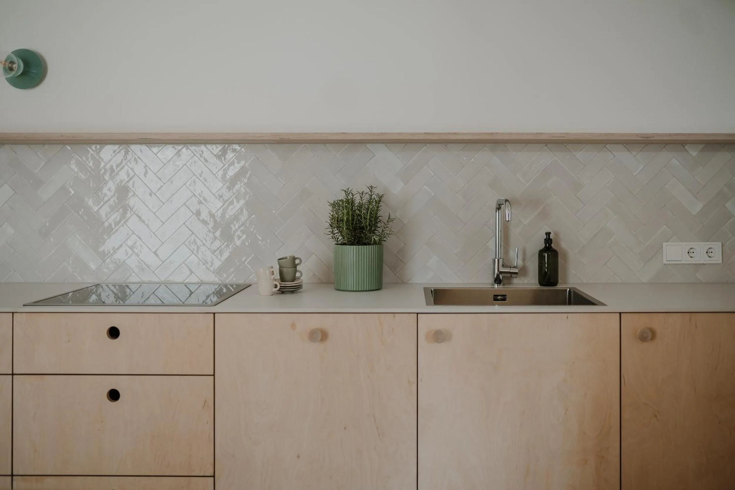 kitchen in Wanda Apartments