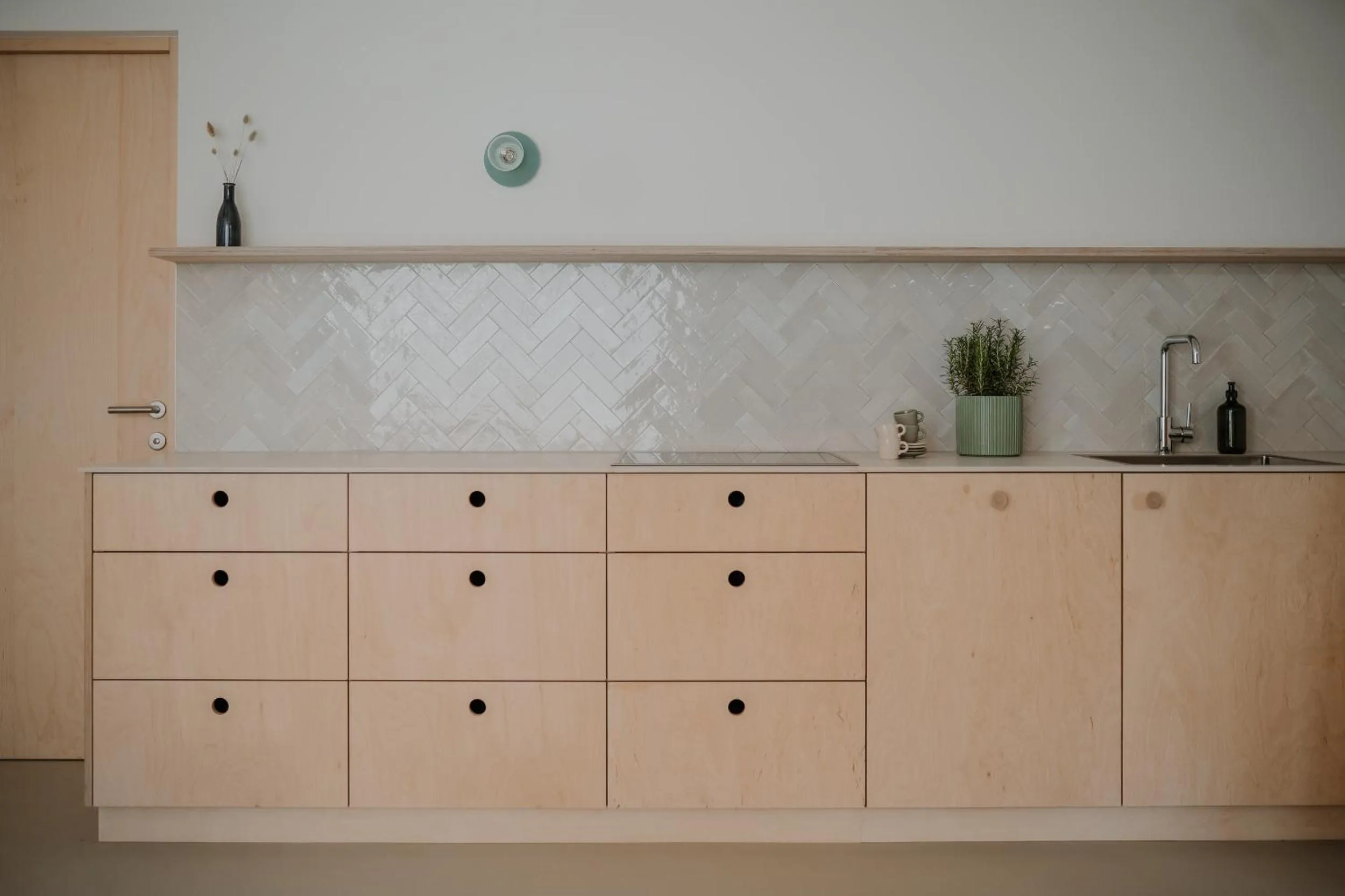 Kitchen or kitchenette in Wanda Apartments