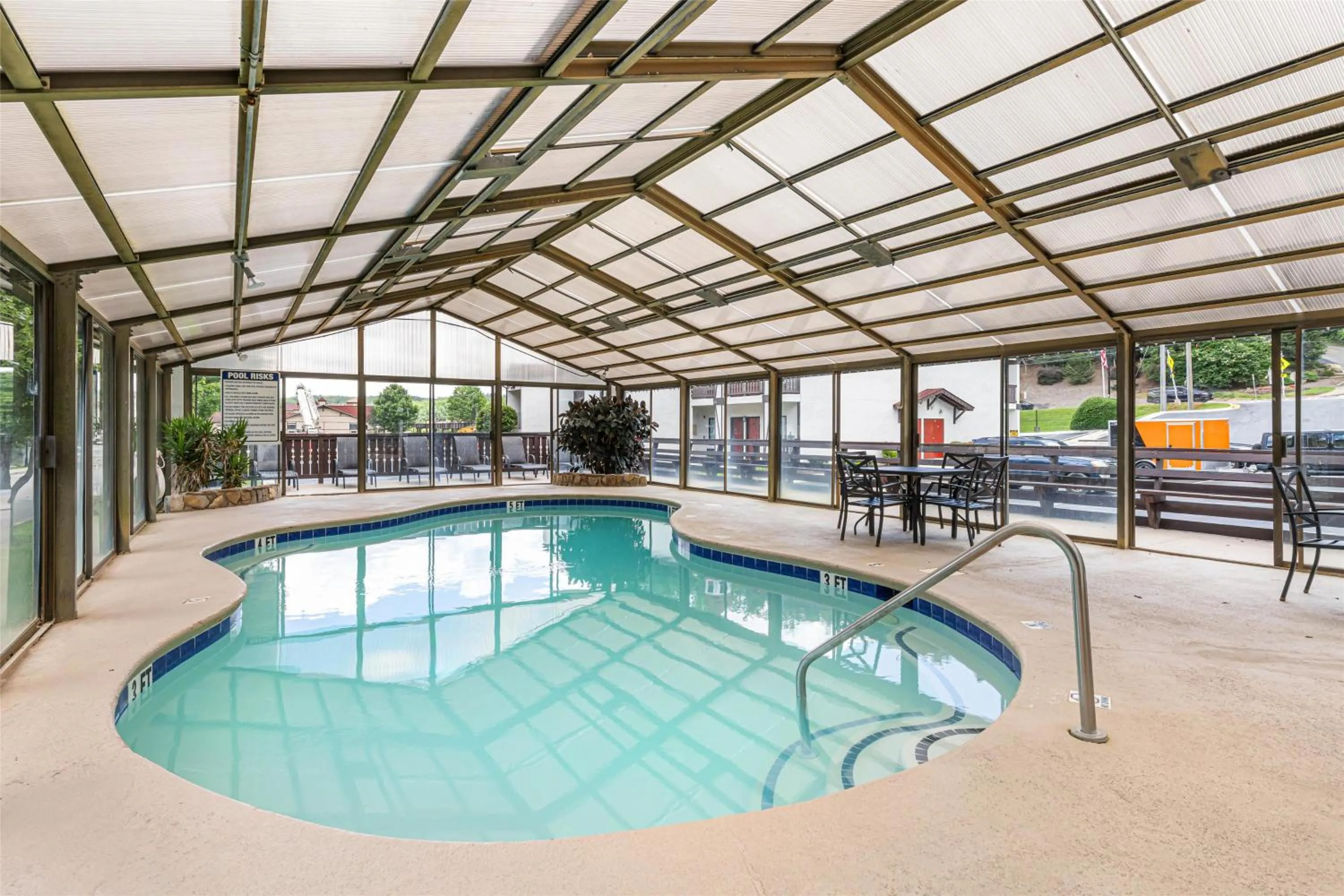 Pool view in SureStay Hotel by Best Western Helen Downtown