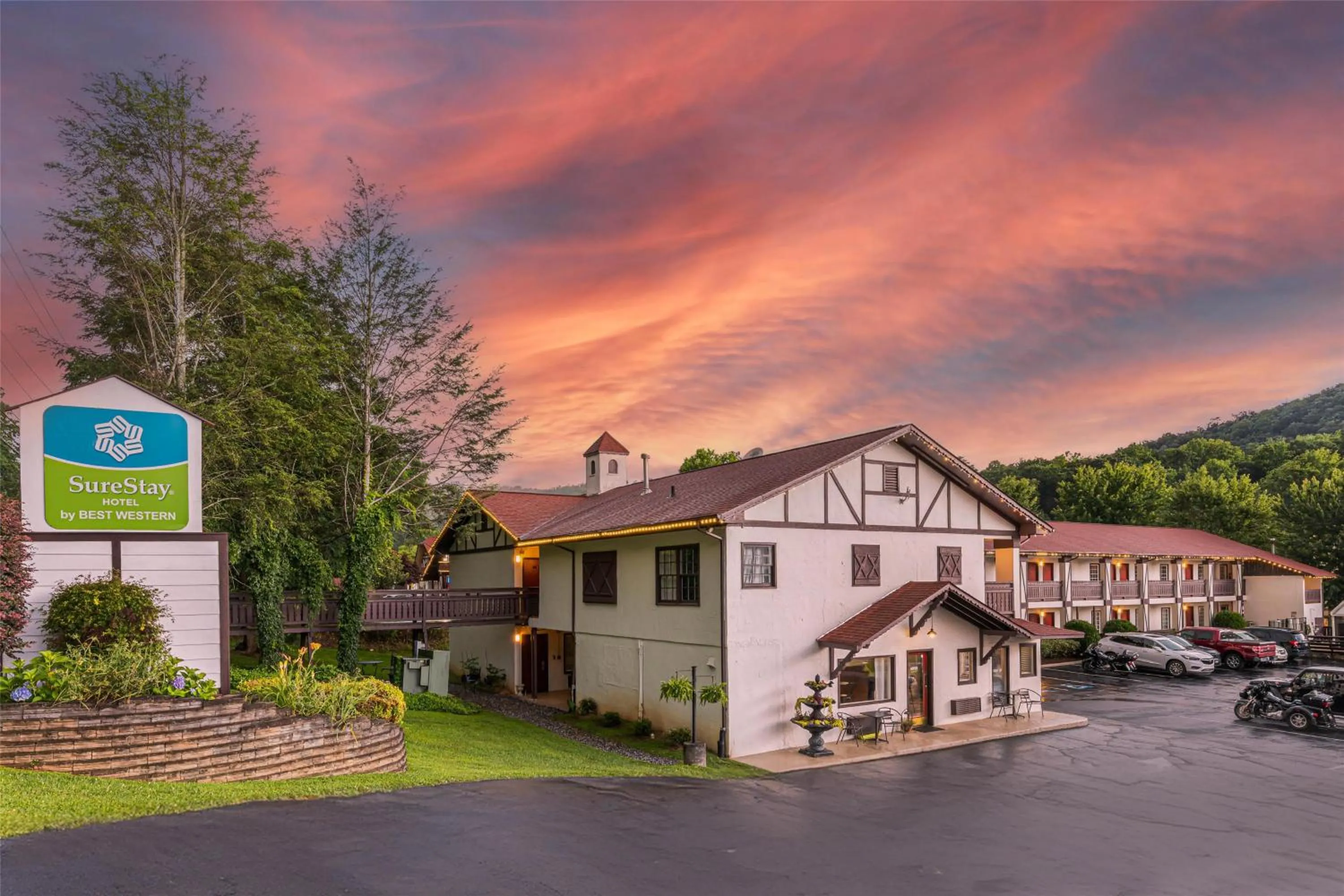 Property building in SureStay Hotel by Best Western Helen Downtown