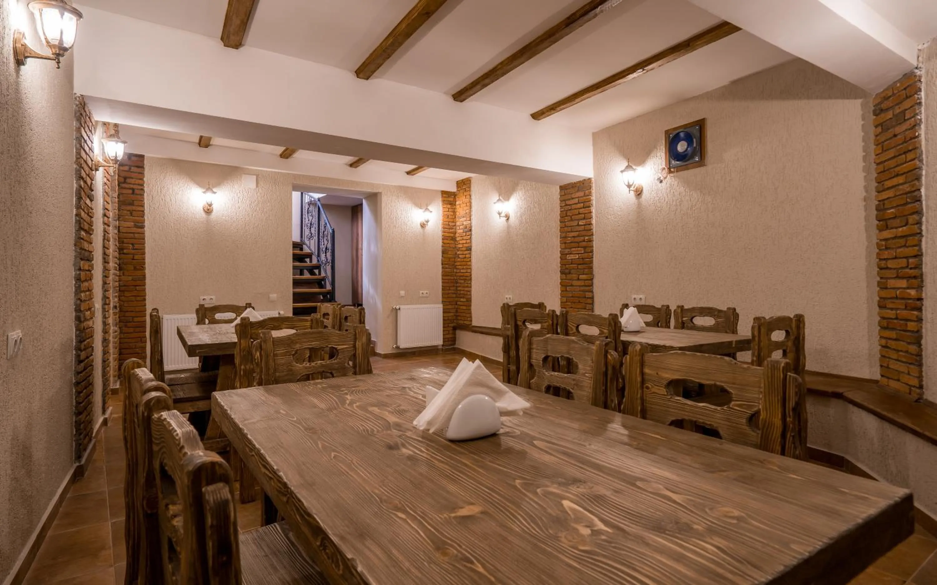 Dining area in Golden Light Hotel