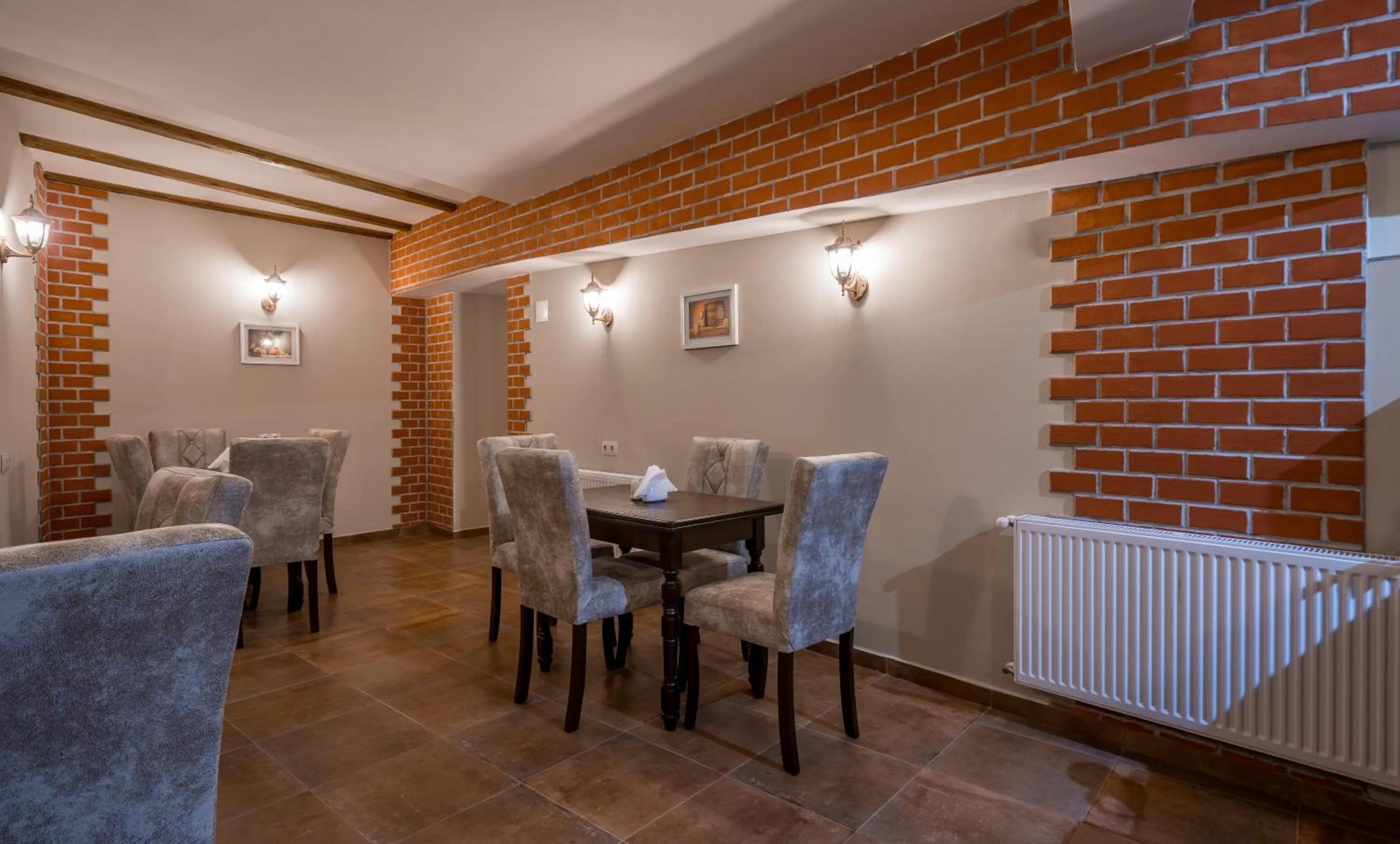 Dining area in Golden Light Hotel