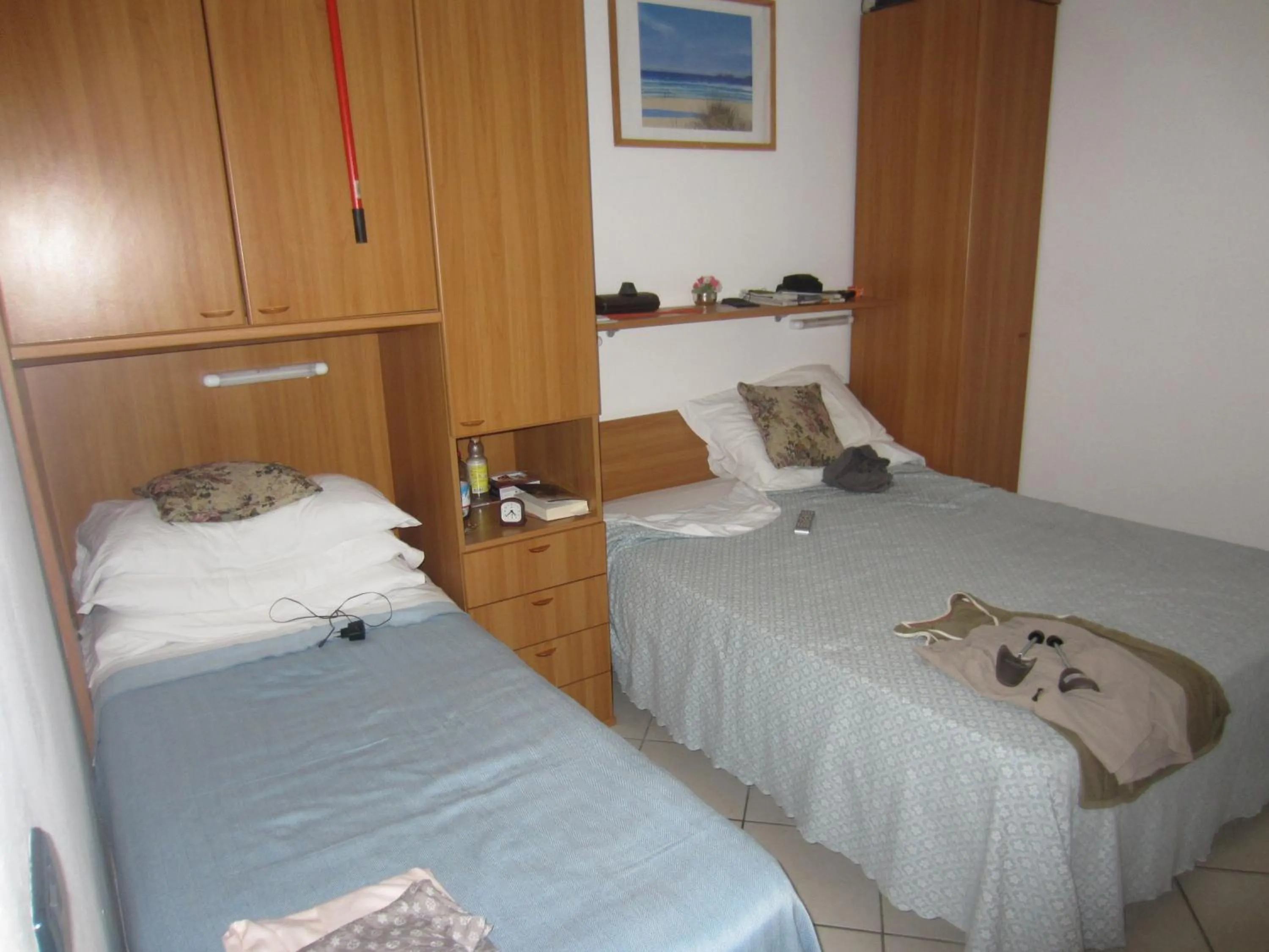 Bed in Hotel Adriana