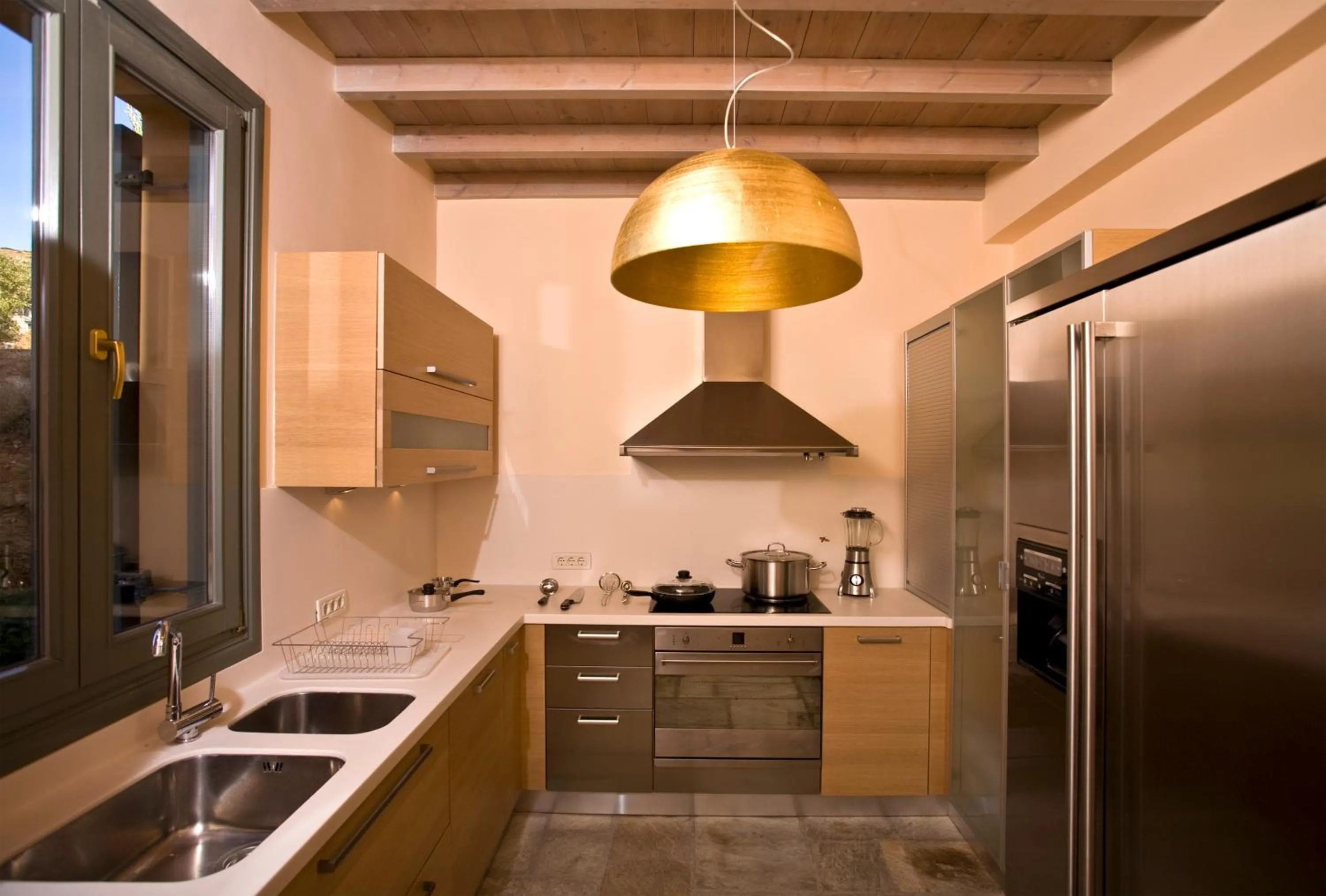 Kitchen or kitchenette in Aegea Blue Cycladic Resort