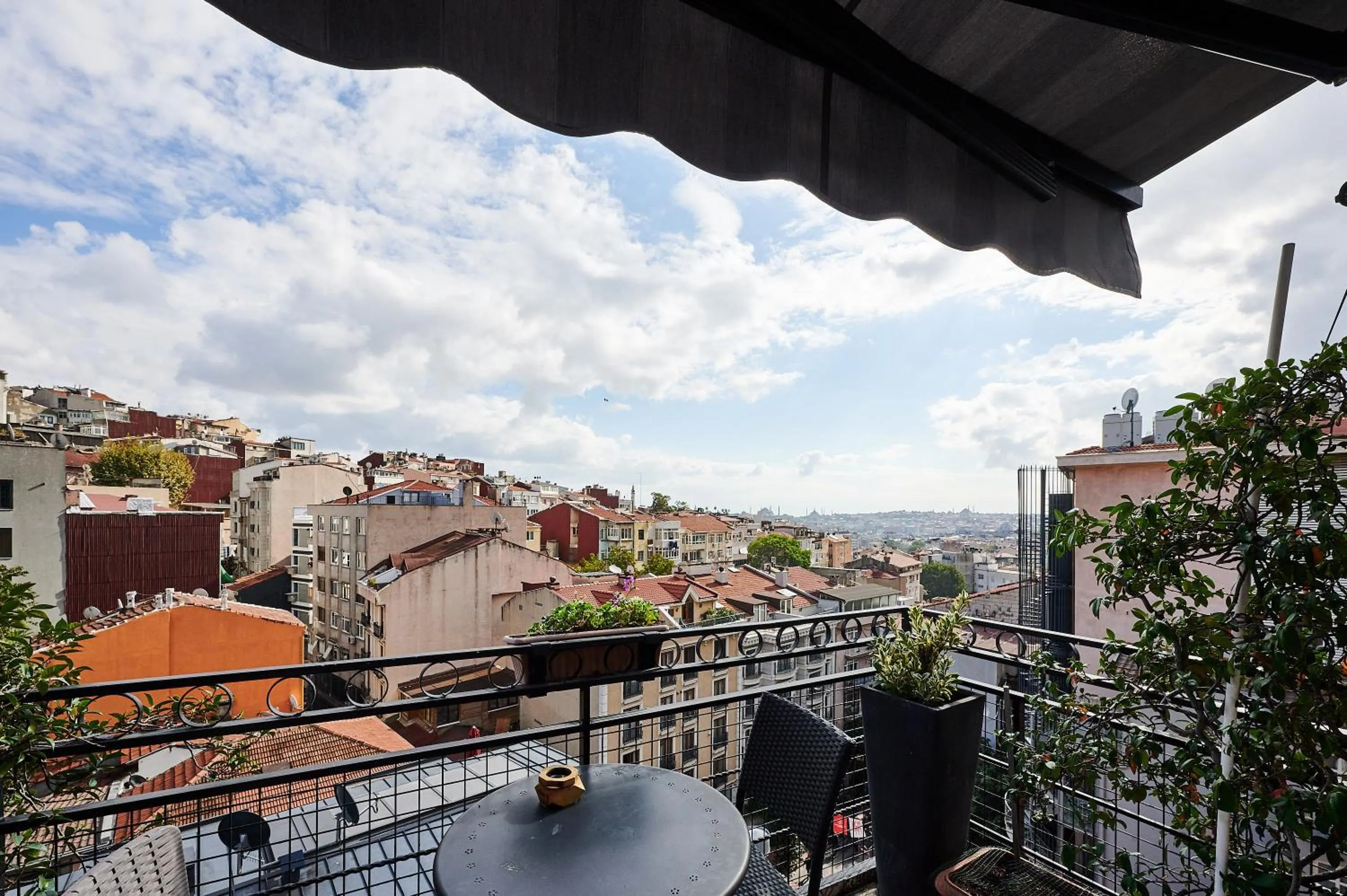 Balcony/Terrace in Faik Pasha Hotels Special Category Beyoglu Istanbul