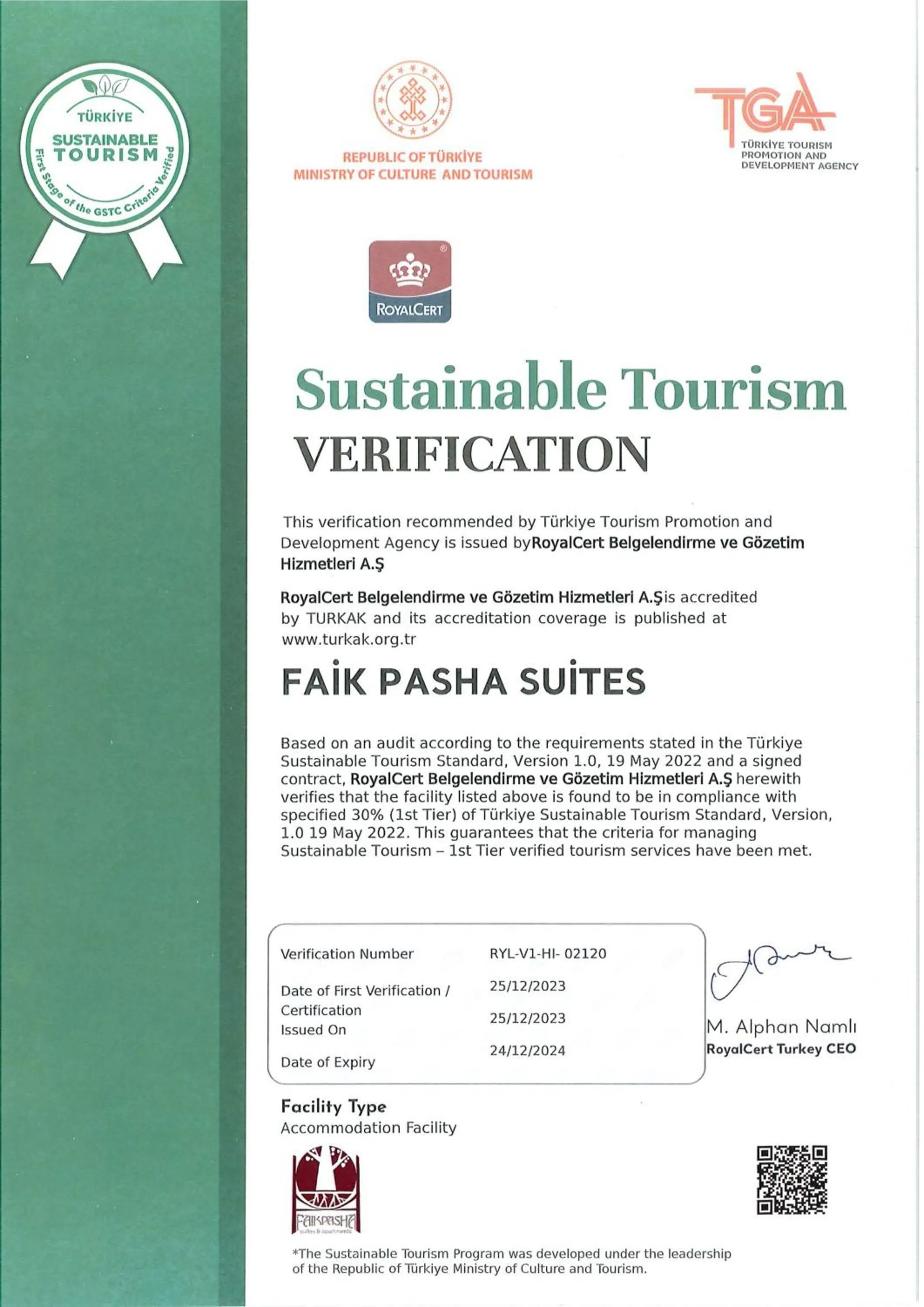 Property logo or sign in Faik Pasha Hotels Special Category Beyoglu Istanbul