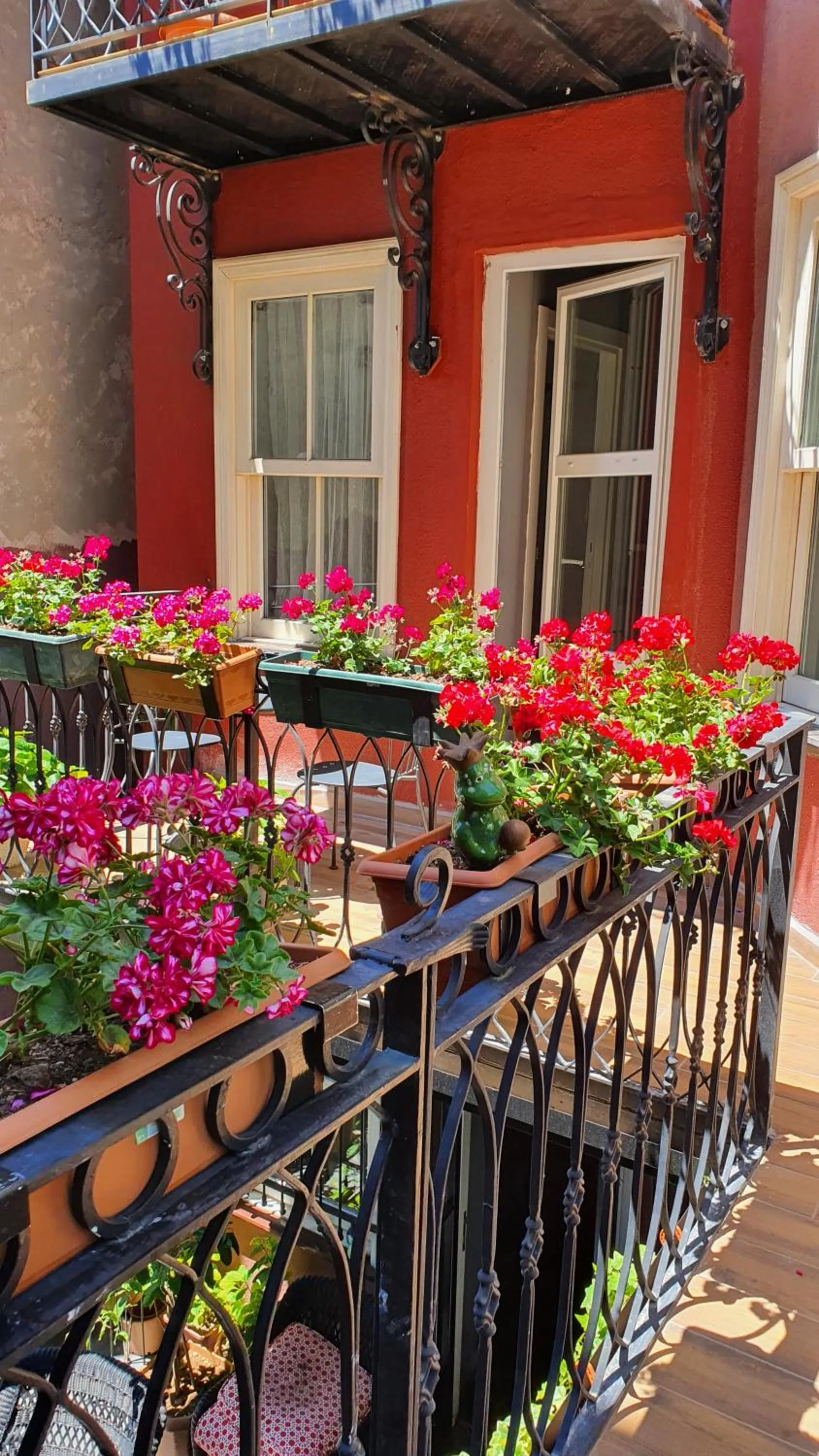 Balcony/Terrace in Faik Pasha Hotels Special Category Beyoglu Istanbul