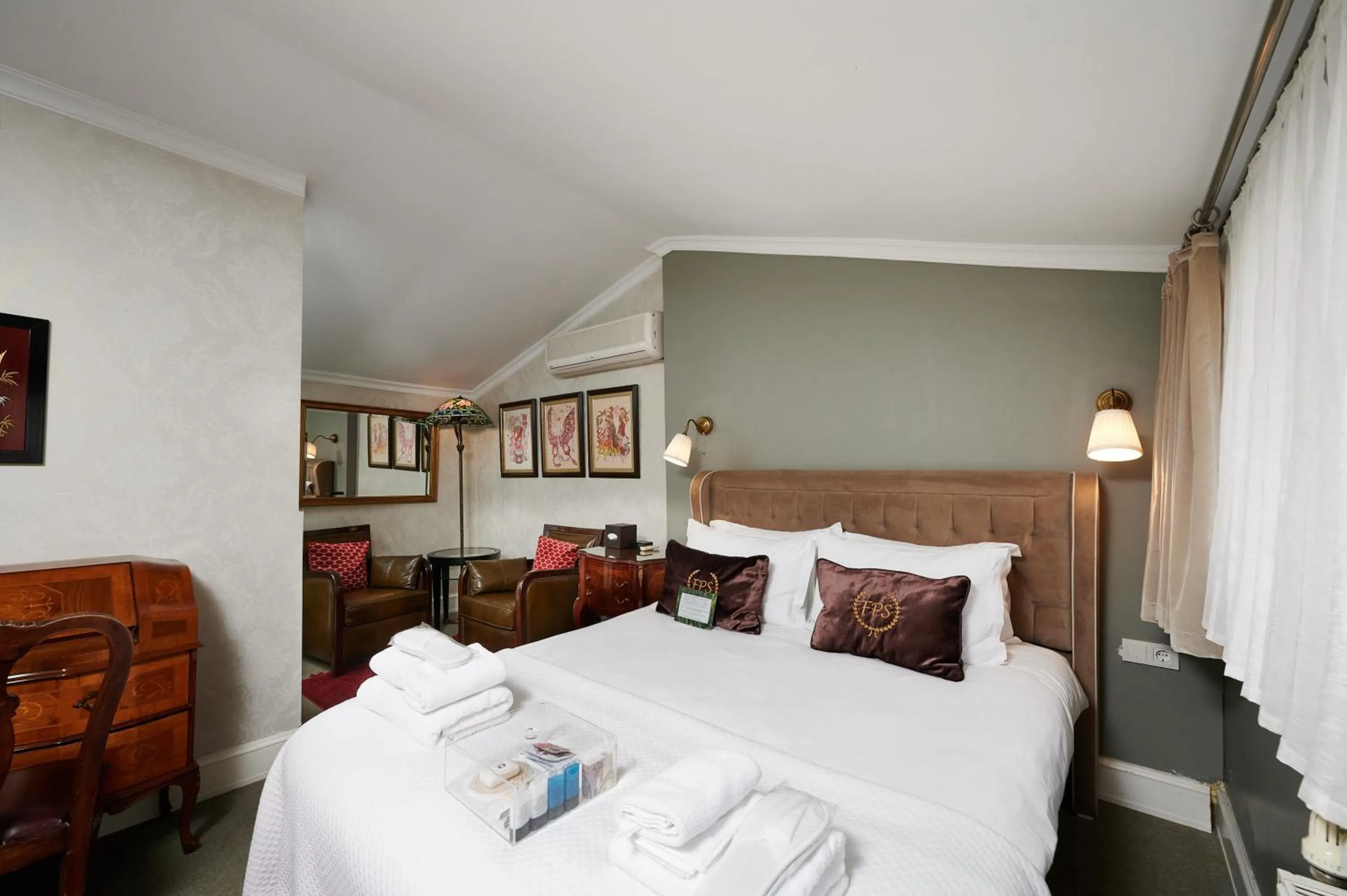 Bedroom, Bed in Faik Pasha Hotels Special Category Beyoglu Istanbul