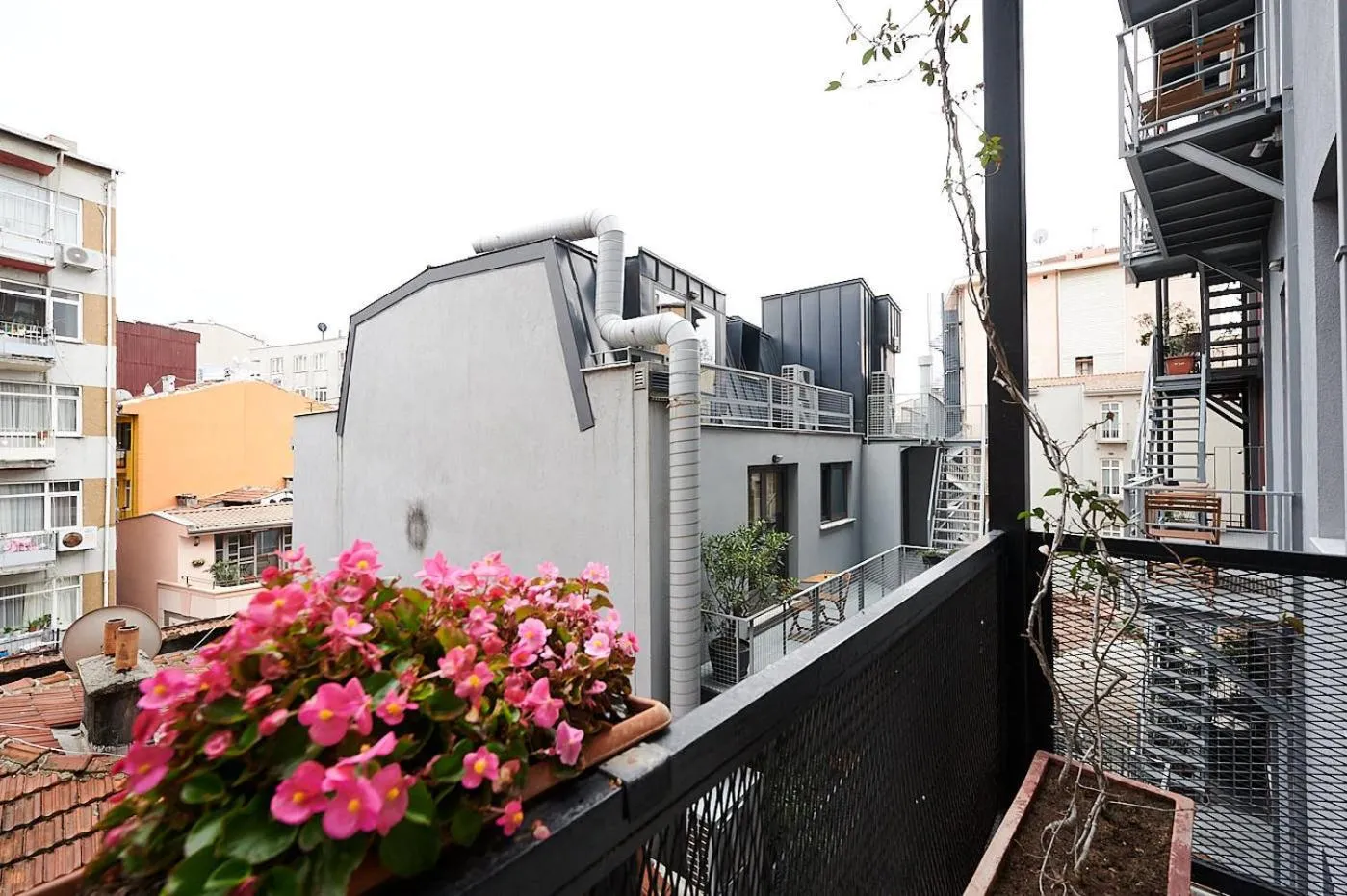 Balcony/Terrace in Faik Pasha Hotels Special Category Beyoglu Istanbul