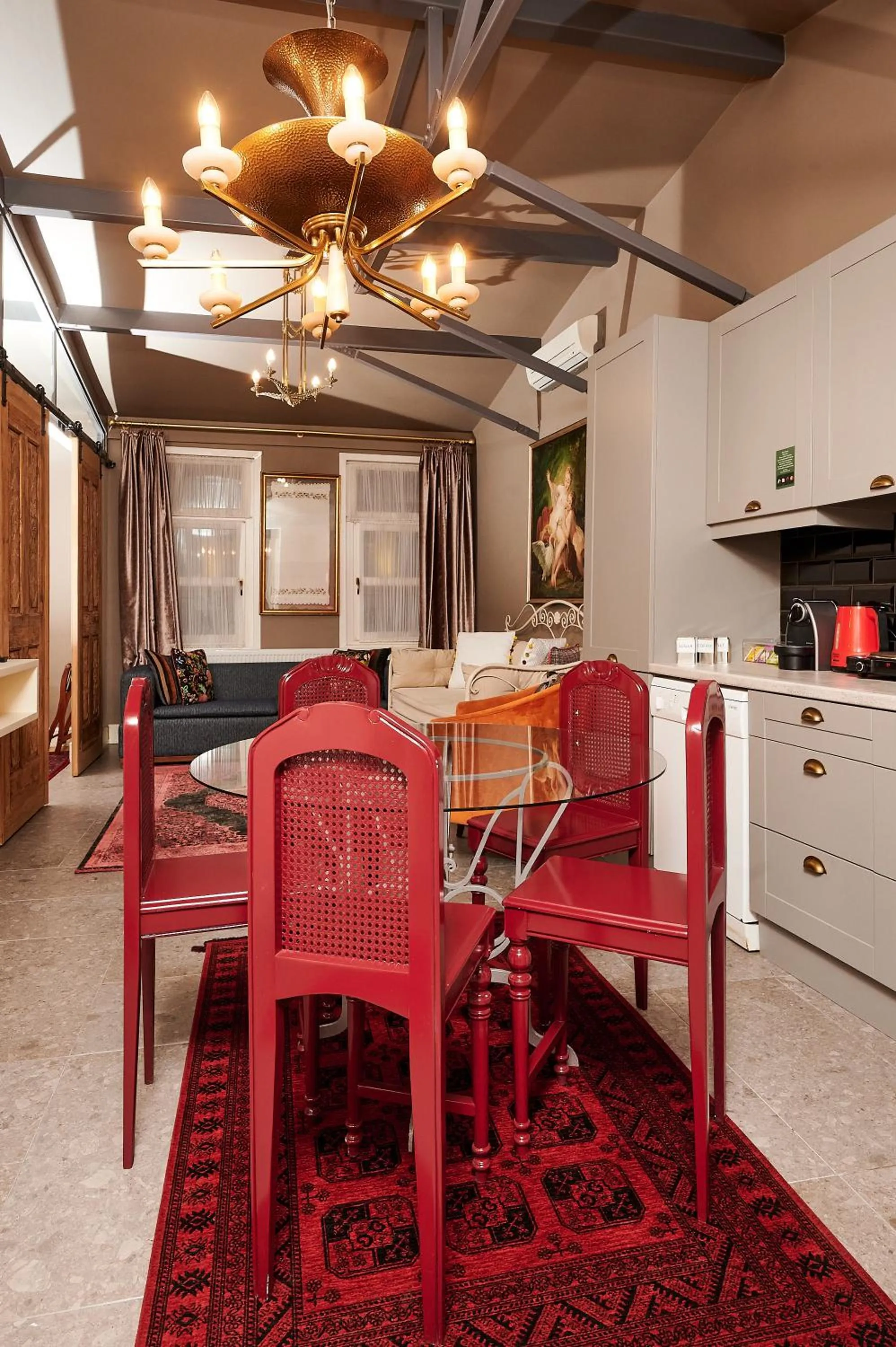 Seating area in Faik Pasha Hotels Special Category Beyoglu Istanbul