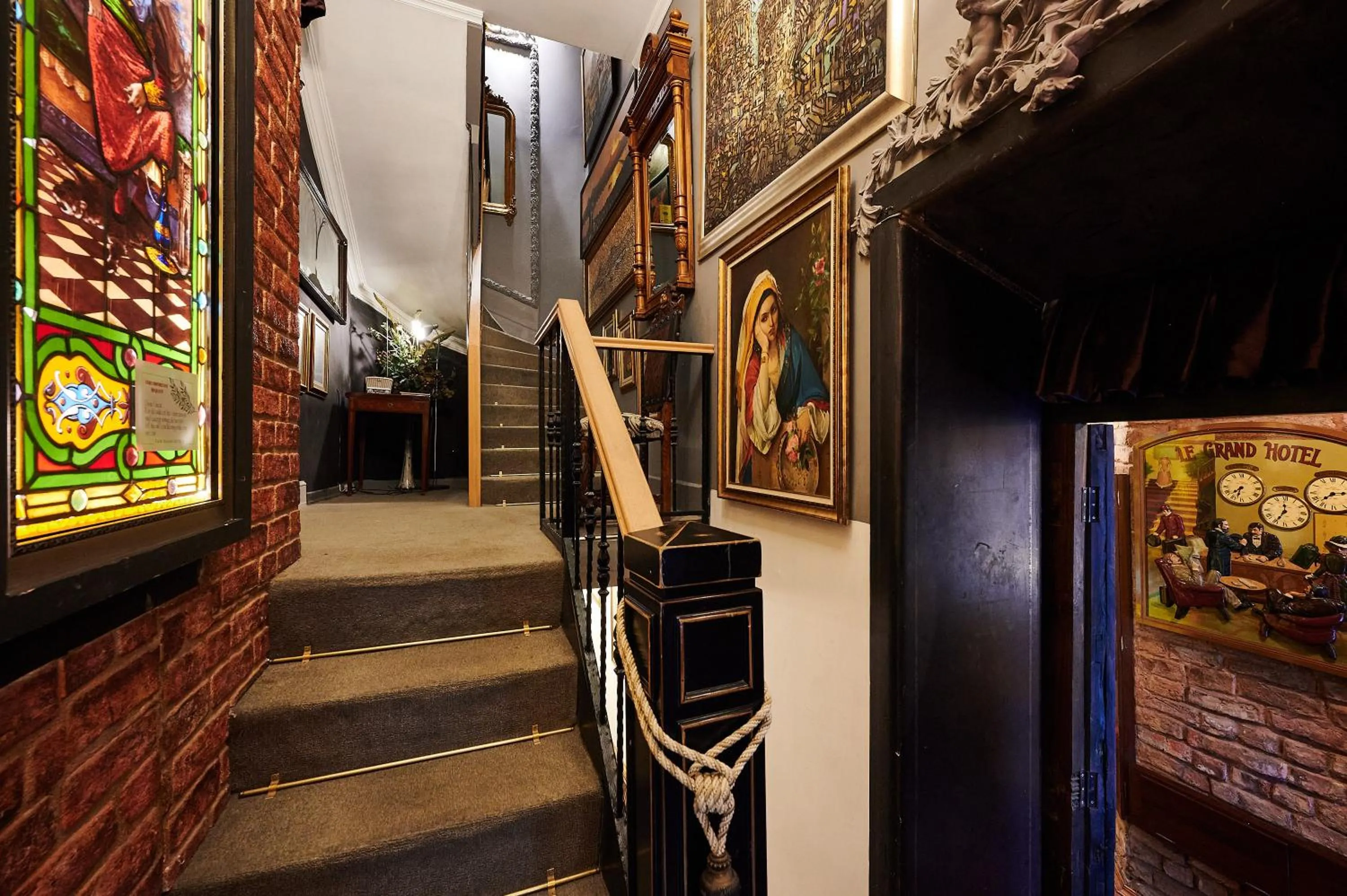 Decorative detail in Faik Pasha Hotels Special Category Beyoglu Istanbul