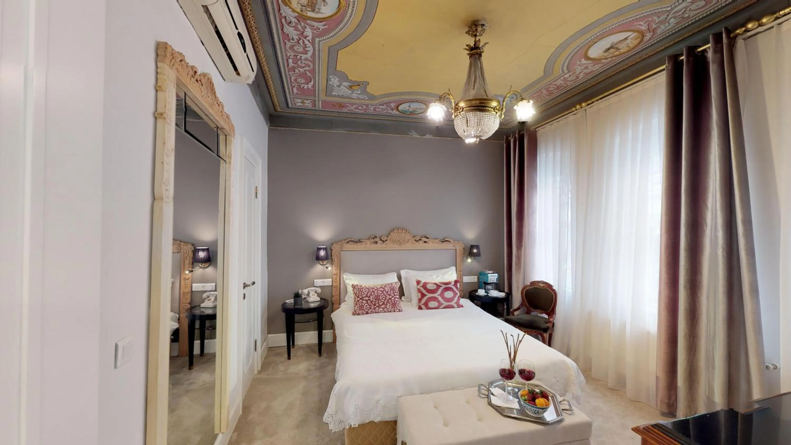 Bedroom, Bed in Faik Pasha Hotels Special Category Beyoglu Istanbul