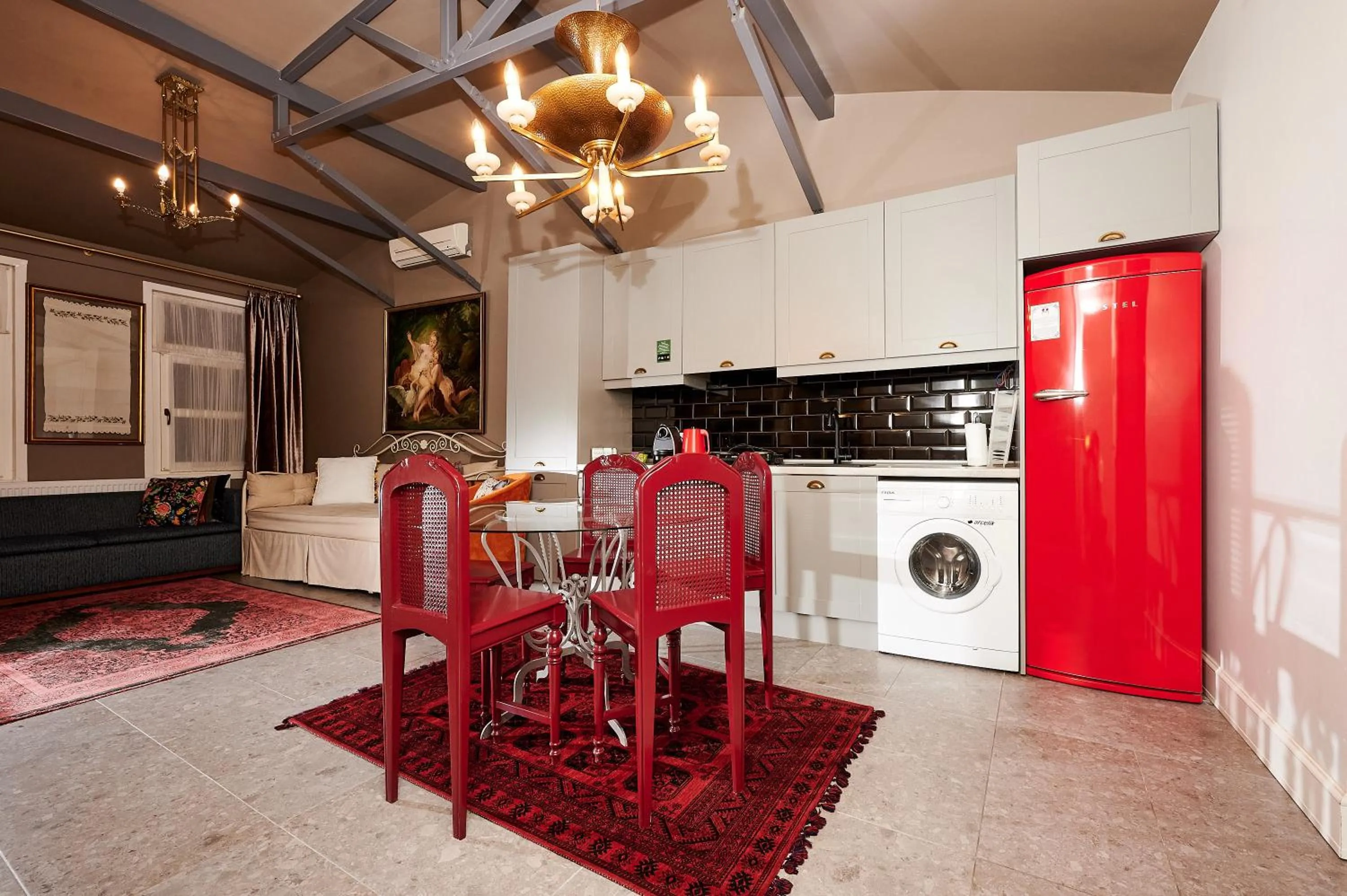 Kitchen or kitchenette in Faik Pasha Hotels Special Category Beyoglu Istanbul