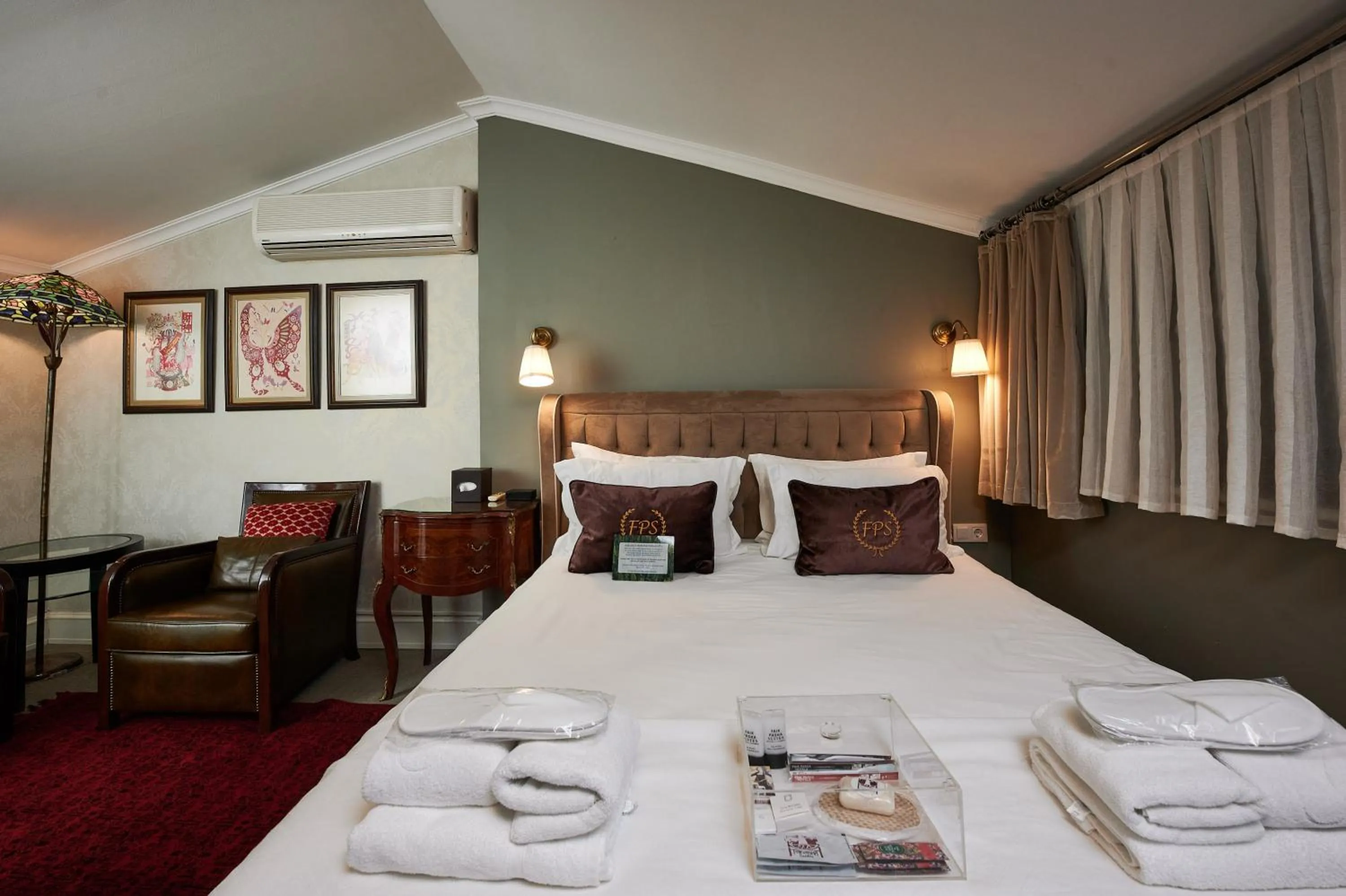 Seating area, Bed in Faik Pasha Hotels Special Category Beyoglu Istanbul