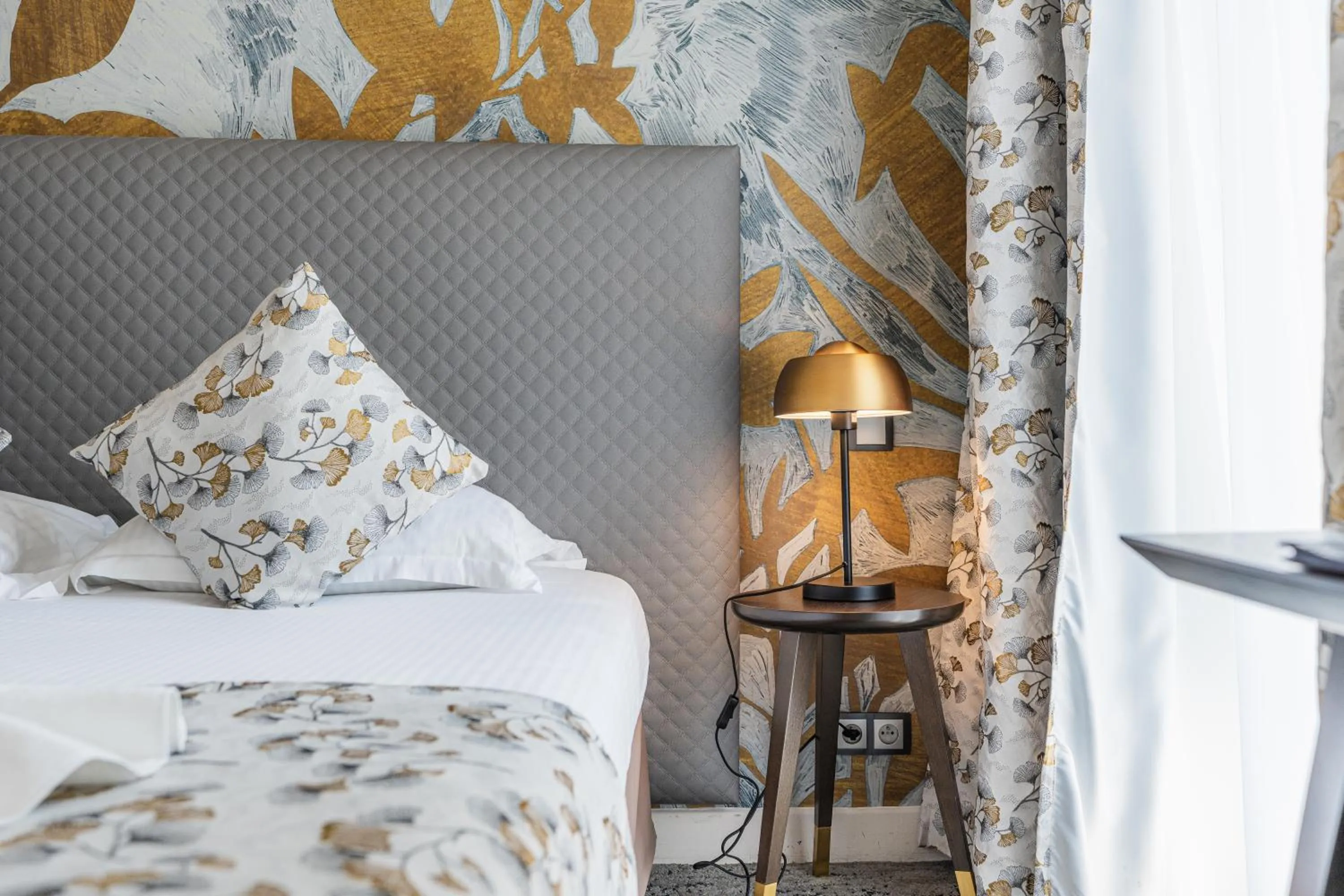 Bed in Hotel Villa Victoria